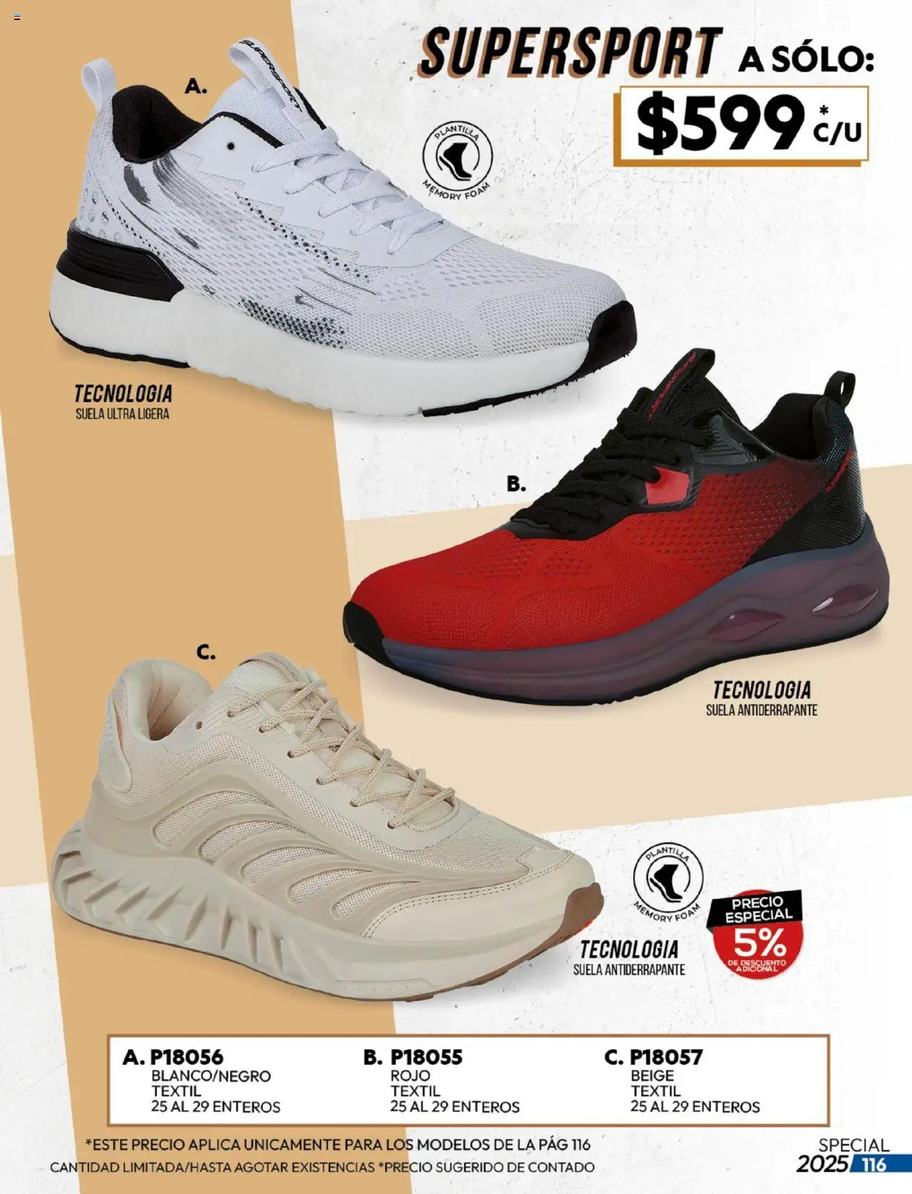 Nuevas ofertas de Cklass válidas en toda la República Mexicana desde el 25.08.2025. ¡Encuentra las mejores ofertas en Cklass - Catálogo Sportweek! | Página: 117