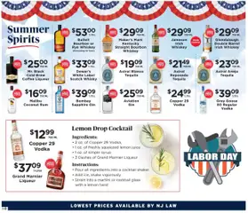 ShopRite Wine & Spirits - valid from 20.08.2025 | Page: 2 | Products: Coffee, Gin, Whiskey, Lemon