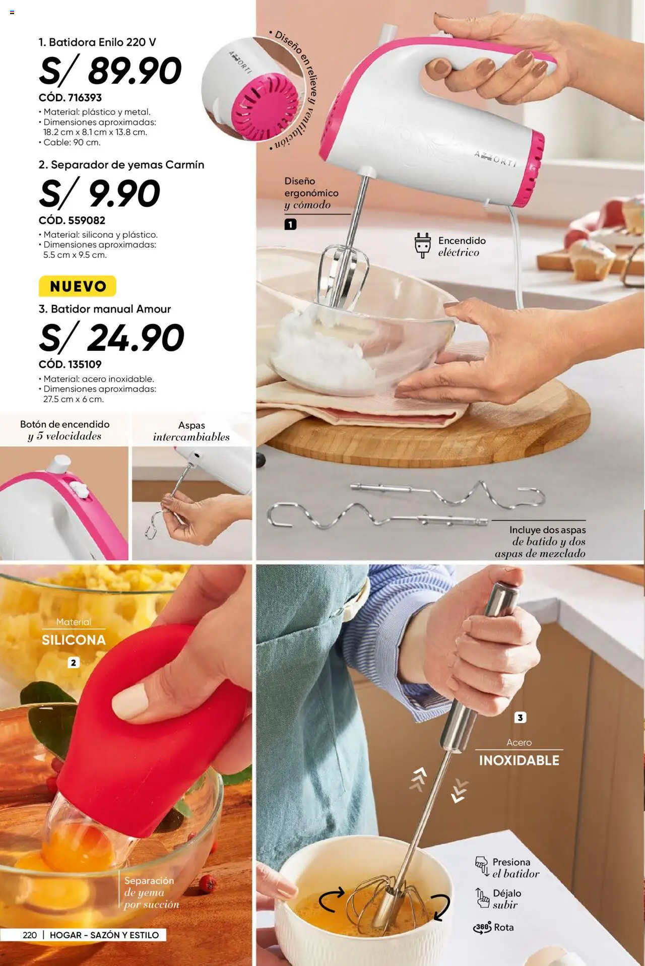 Catálogo Azzorti válido desde 28.07.2025 | Página: 222 | Productos: Cable, Batidora