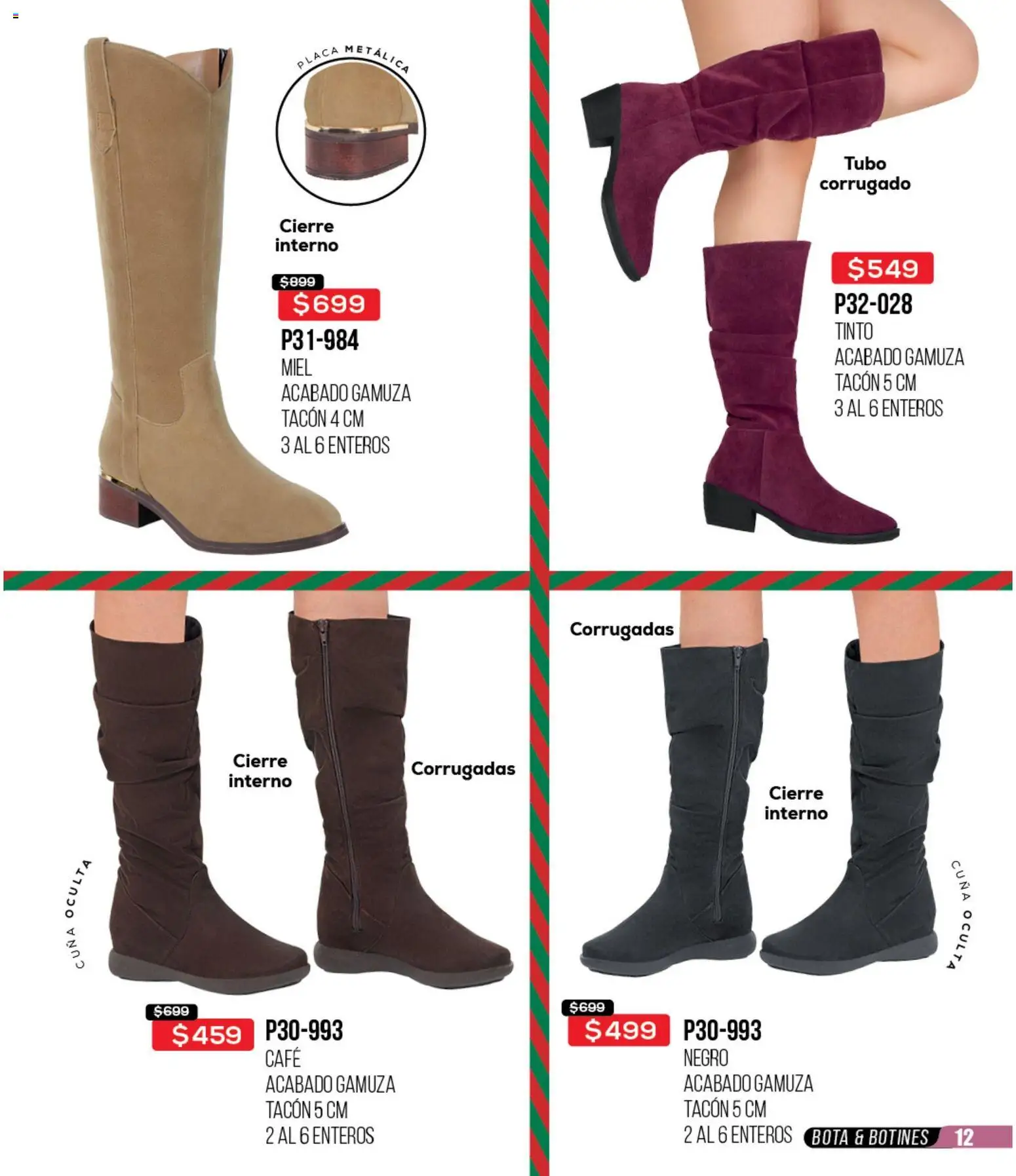Nuevas ofertas de Cklass válidas en toda la República Mexicana desde el 30.11.2025. ¡Encuentra las mejores ofertas en Cklass catálogo Rebajas Navideñas Calzado! | Página: 13 | Productos: Café, Gamuza, Cuna, Botines