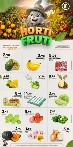 Mercadão Atacadista ofertas Hortifruti - Pré-Visualização do folheto da loja Mercadão Atacadista, válido de 11.03.2026