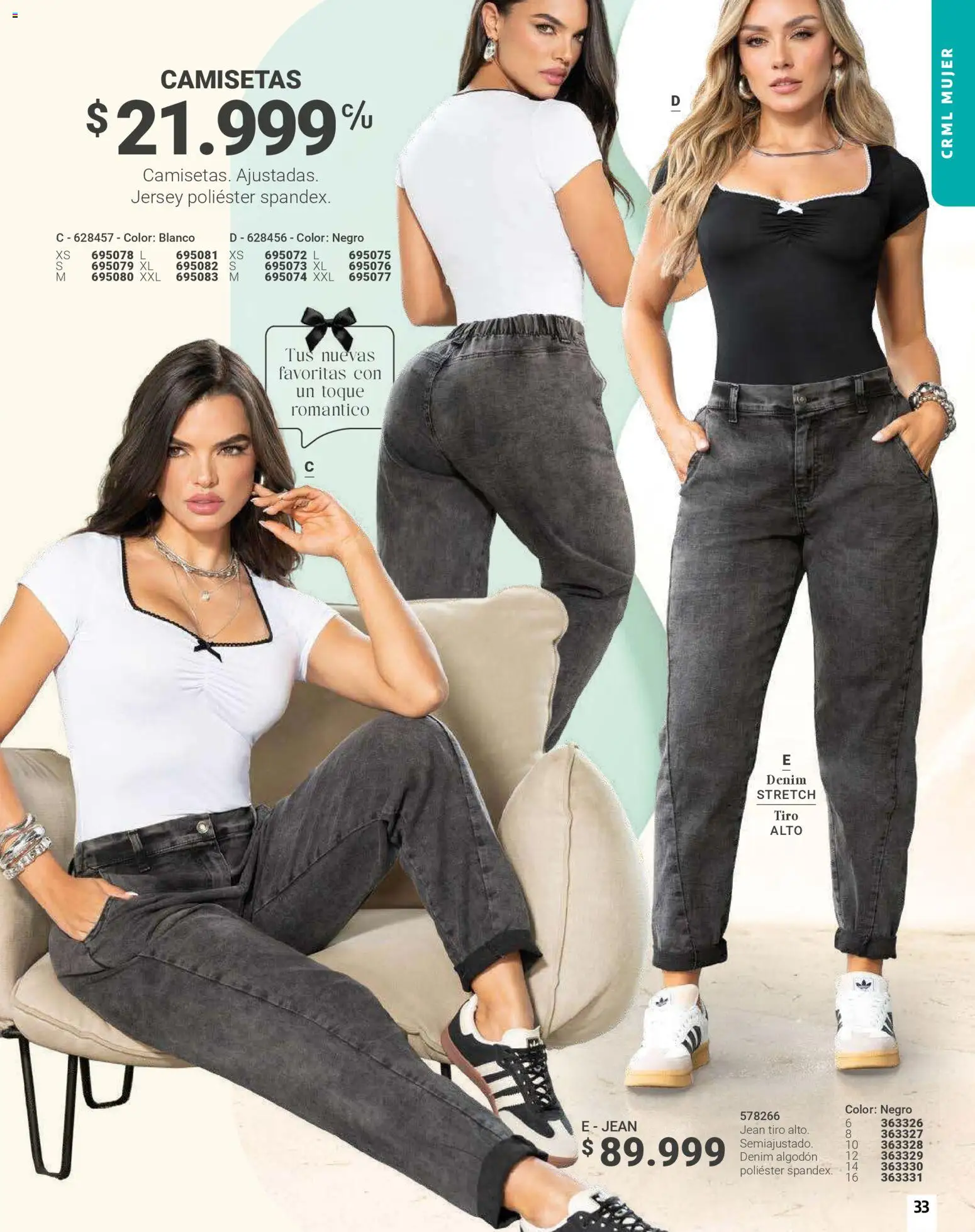 Carmel revista - valida desde el 01.03.2026 | Página: 33 | Productos: Algodón, Jean