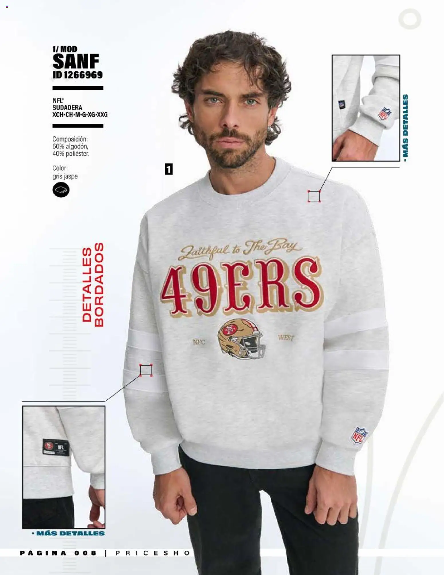 Nuevas ofertas de Price Shoes válidas en toda la República Mexicana desde el 20.03.2026. ¡Encuentra las mejores ofertas en Price Shoes catálogo NFL! | Página: 8 | Productos: Sudadera