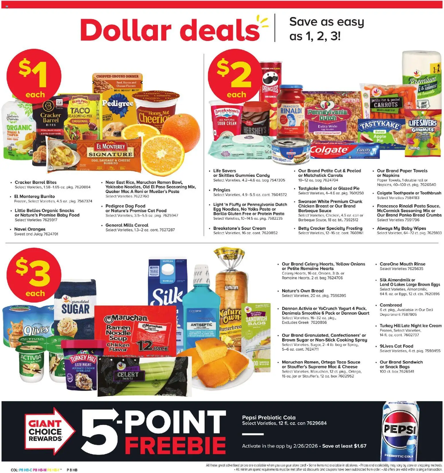 Giant Weekly Ad - valid from 20.02.2026 | Page: 6 | Products: Romaine, Dog Food, Toothpaste, Toothbrush