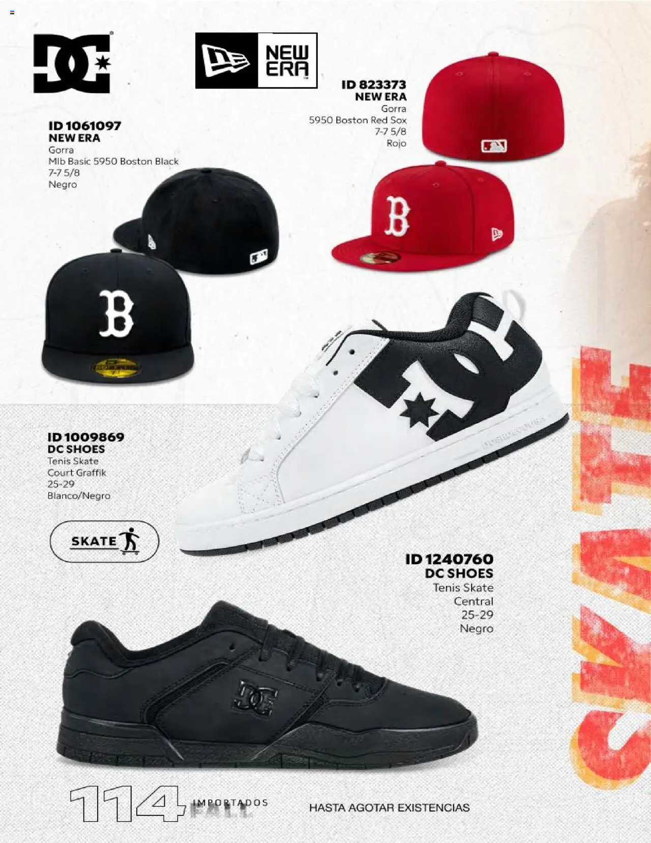Nuevas ofertas de Price Shoes válidas en toda la República Mexicana desde el 18.10.2025. ¡Encuentra las mejores ofertas en Price Shoes catálogo Fall Importados segunda! | Página: 114 | Productos: Tenis, Gorra