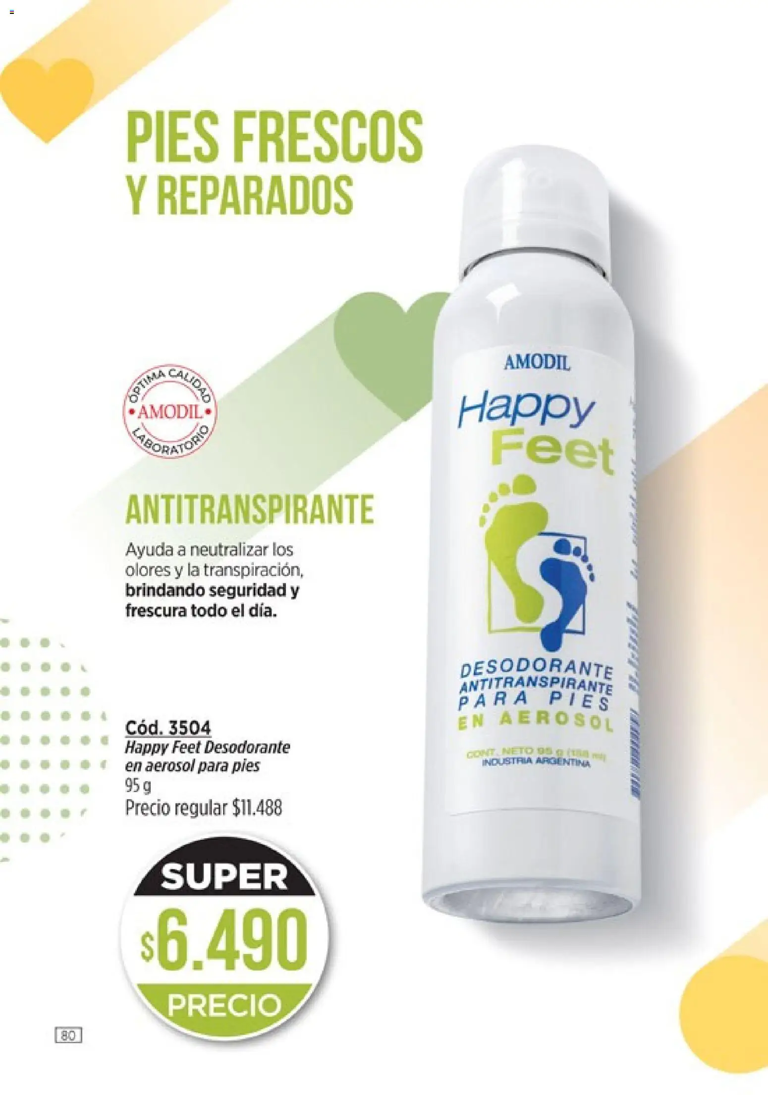 Catálogo Amodil Campaña 2 │ válido desde el 01.02.2026 | Página: 80 | Productos: Desodorante, Antitranspirante