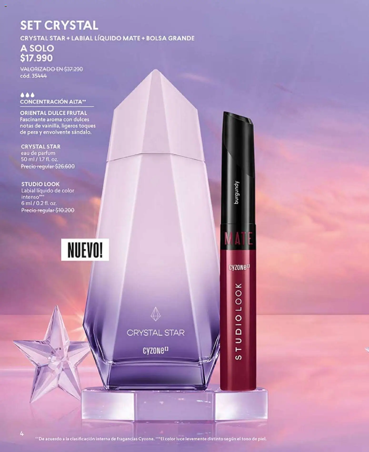 Catálogo CyZone Campaña 3 │ válido desde el 01.02.2026 | Página: 4 | Productos: Bolsa, Mate, Labial, Pera