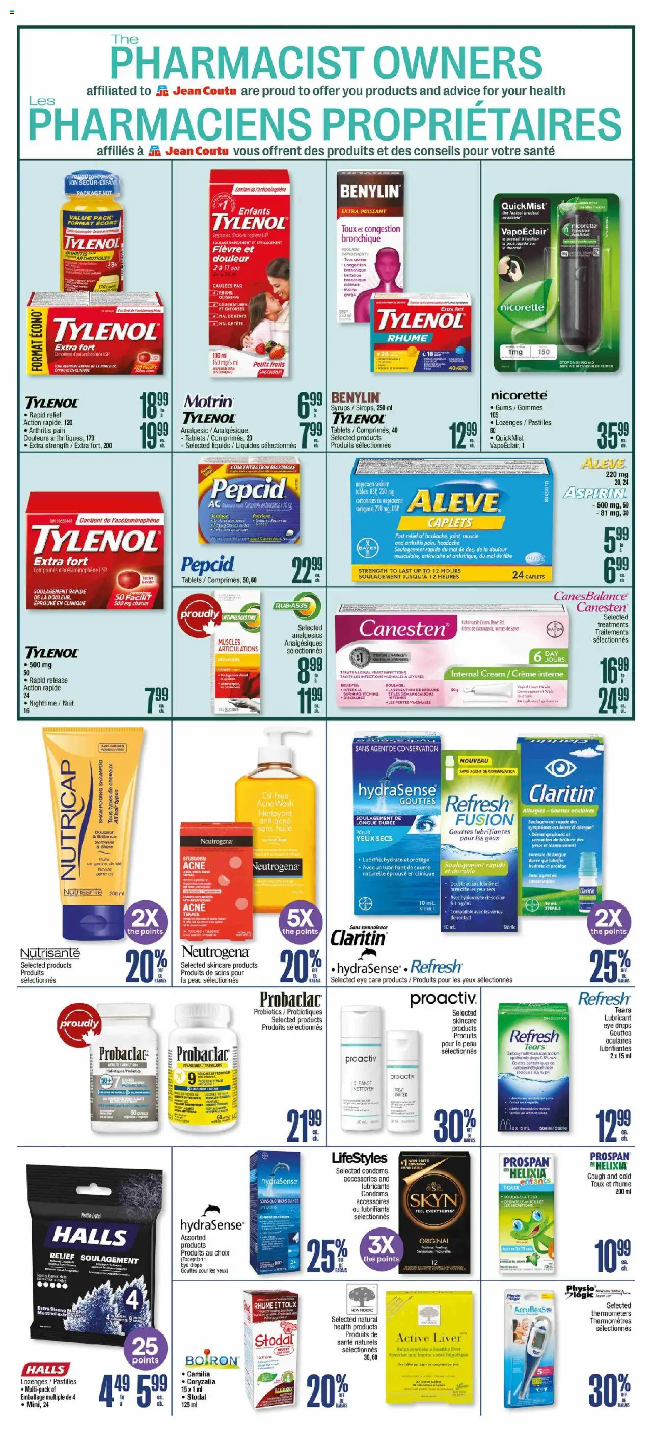 Jean Coutu flyer valid from 23.10.2025 | Page: 5 | Products: Cream, Tablet, Shampoo