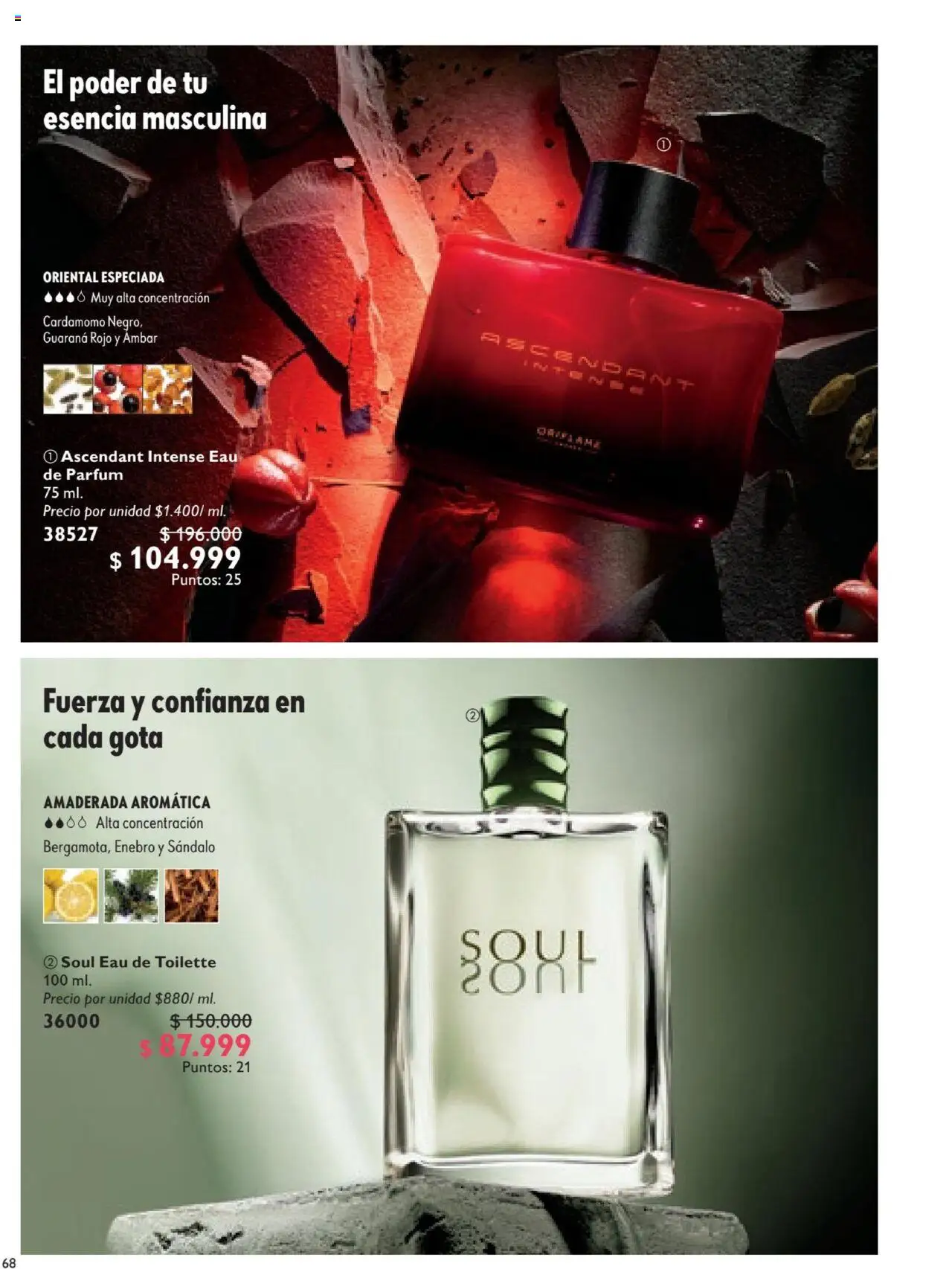 Oriflame revista - valida desde el 12.07.2025 | Página: 68 | Productos: Eau de toilette