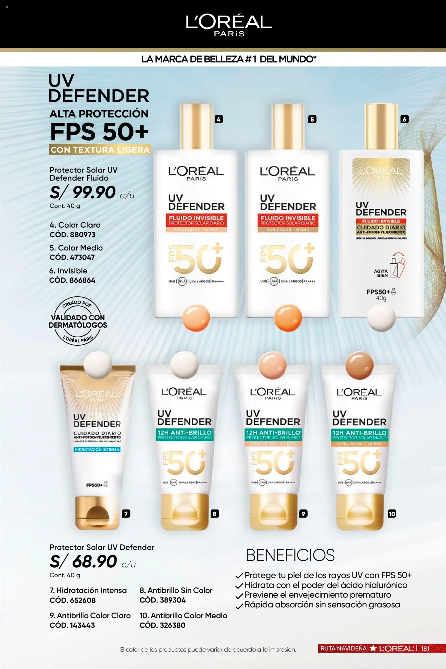 Catálogo Azzorti válido desde 03.11.2025 | Página: 183 | Productos: Protector solar