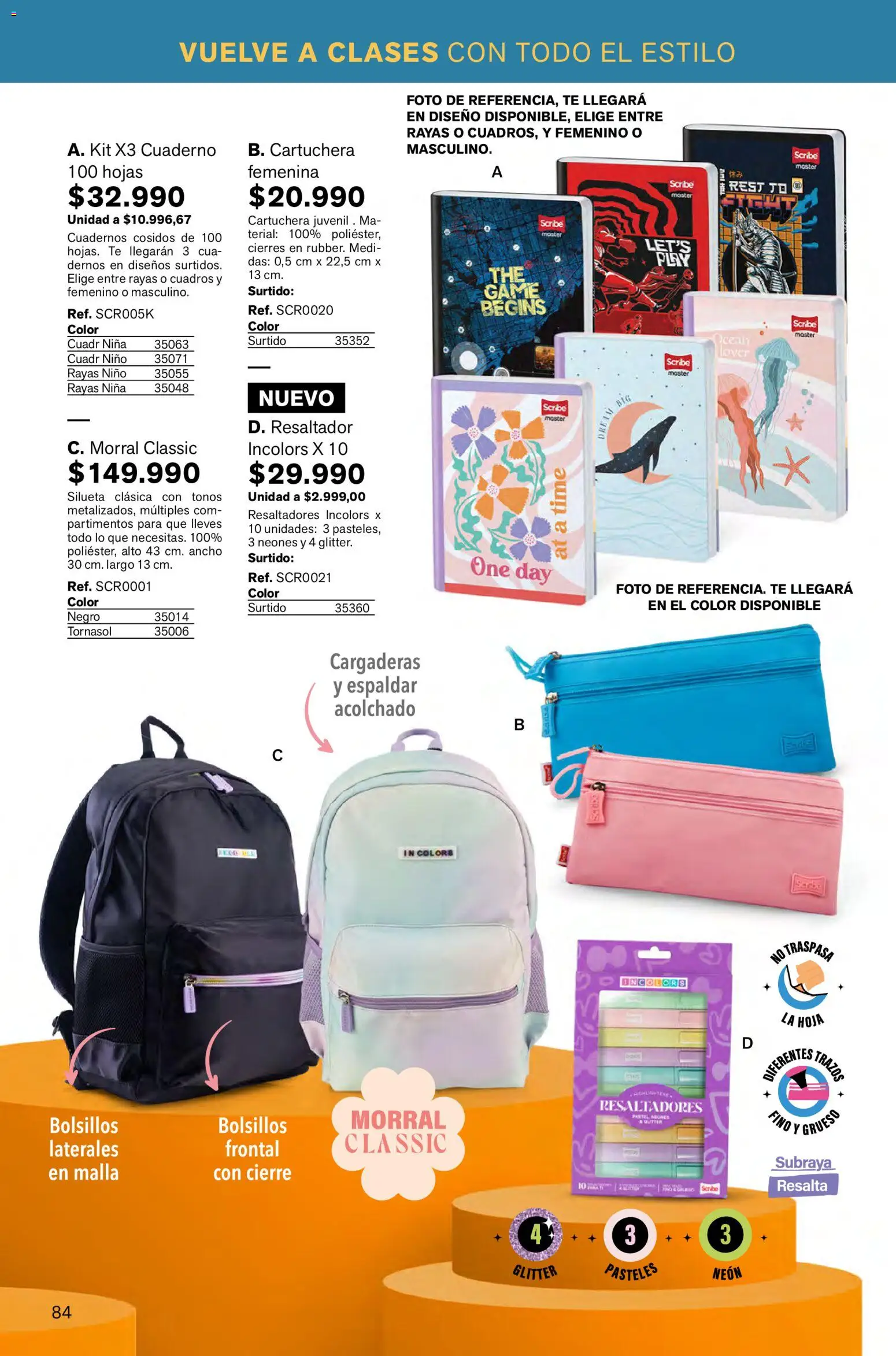 Leonisa revista - valida desde el 02.01.2026 | Página: 84 | Productos: Té, Esponja, Morral, Cuaderno