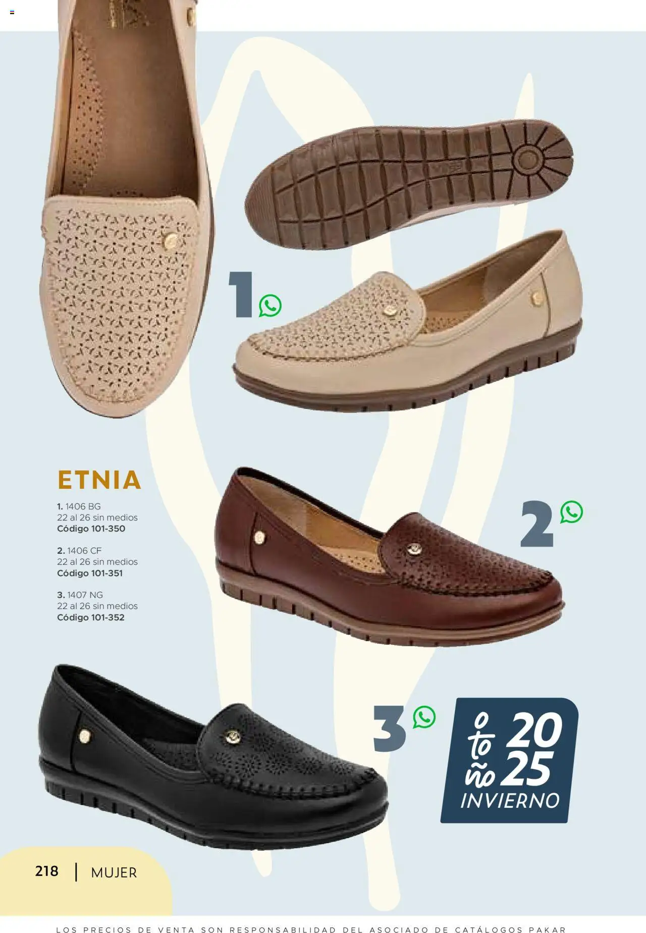 Nuevas ofertas de SC Pakar válidas en toda la República Mexicana desde el 24.07.2025. ¡Encuentra las mejores ofertas en SC Pakar Catálogo Mujer otoño / invierno! | Página: 218