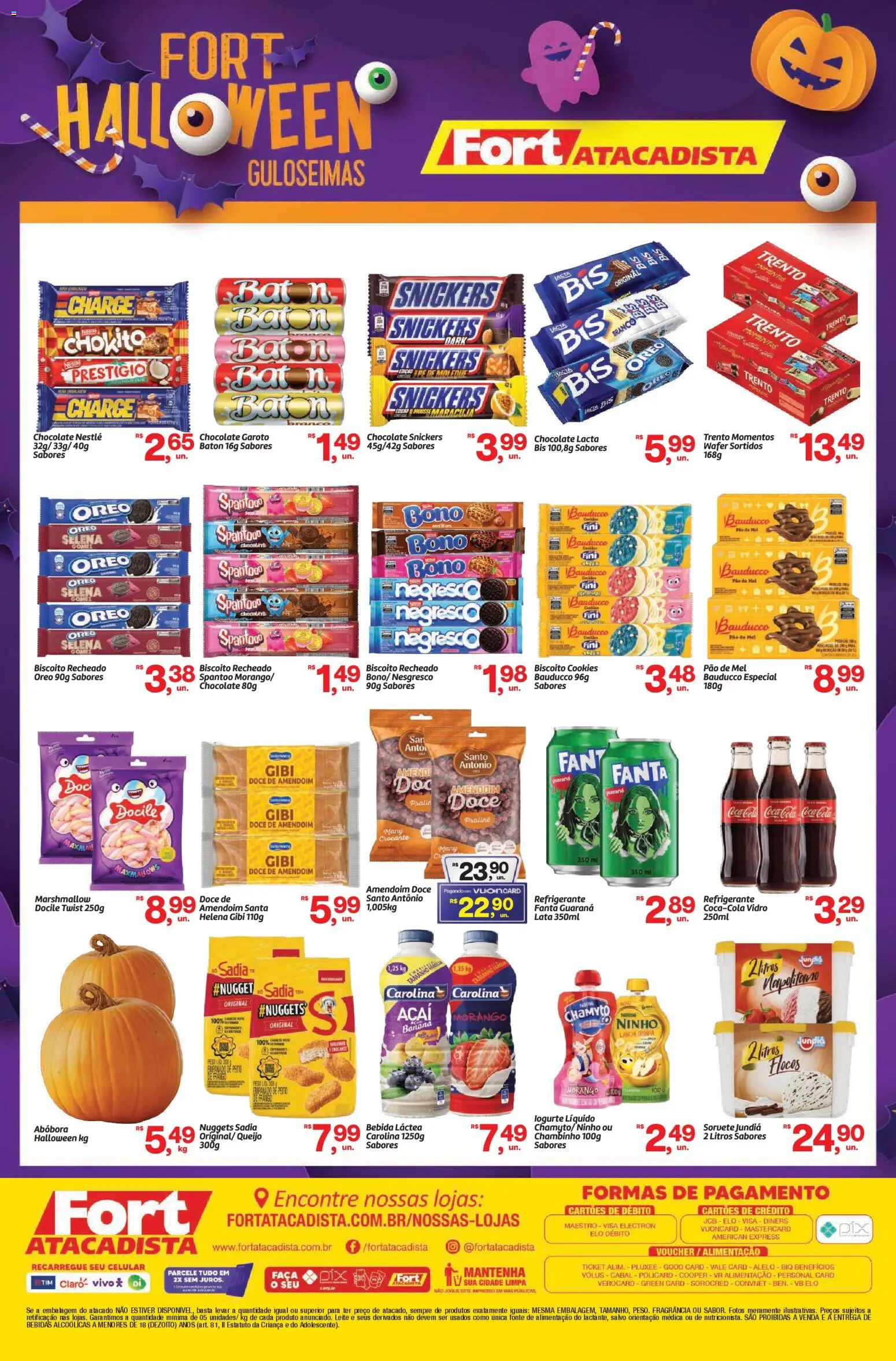 Fort Atacadista Folheto - válido de 27.10.2025 | Página: 2 | Produtos: Amendoim, Cola, Flocos, Bebida