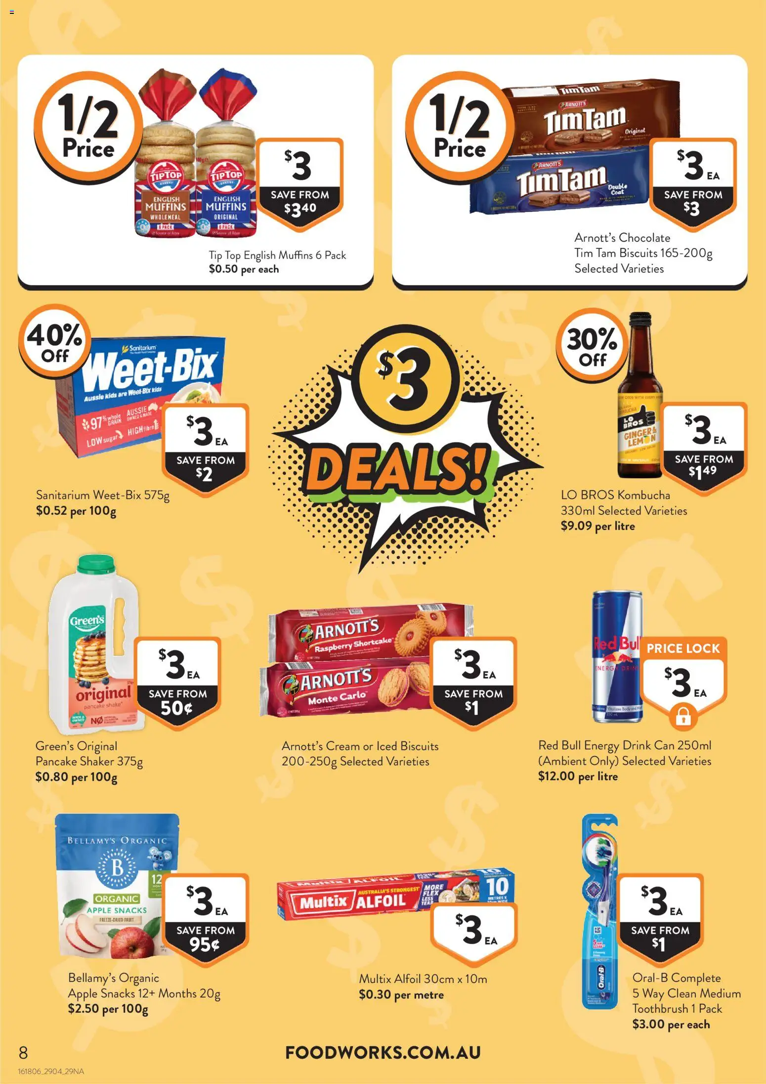 Foodworks catalogue - valid from 29.04.2026 | Page: 8 | Products: Ginger, Coat, Toothbrush, Raspberry