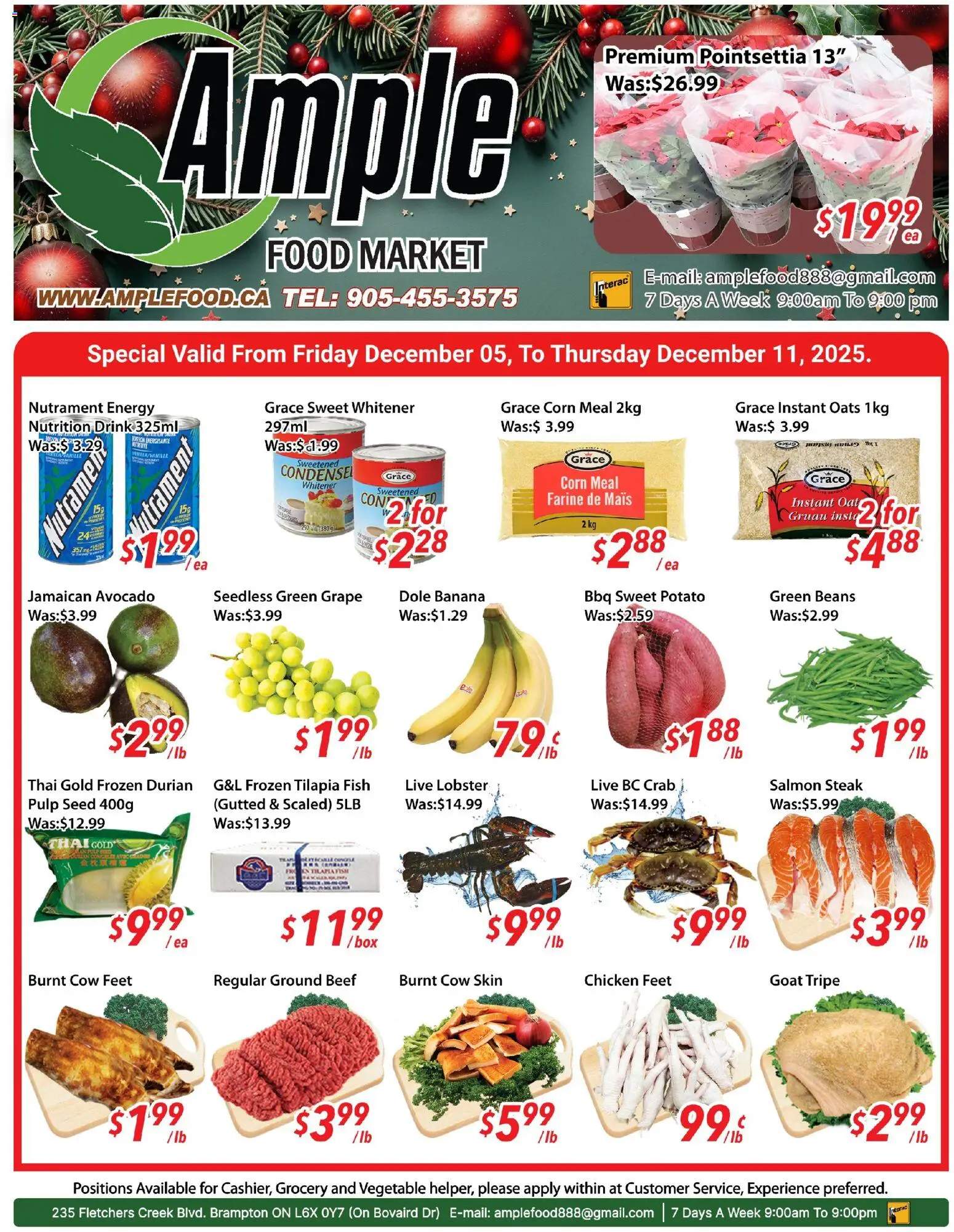 Ample Food Market flyer valid from 05.12.2025 | Page: 1