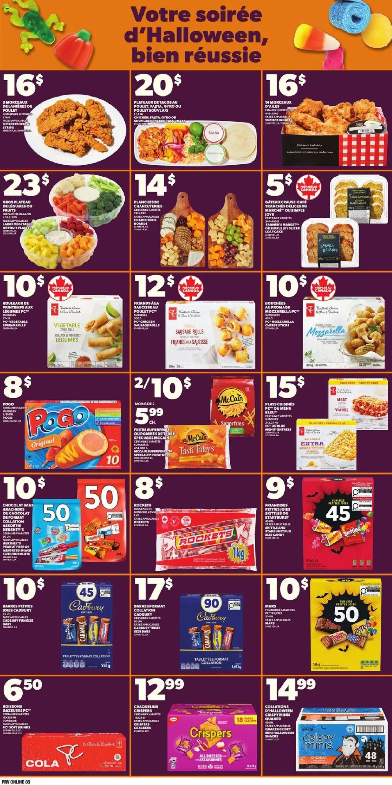 Provigo flyer valid from 23.10.2025 | Page: 6 | Products: PC, Potatoes, Cheese, Chicken