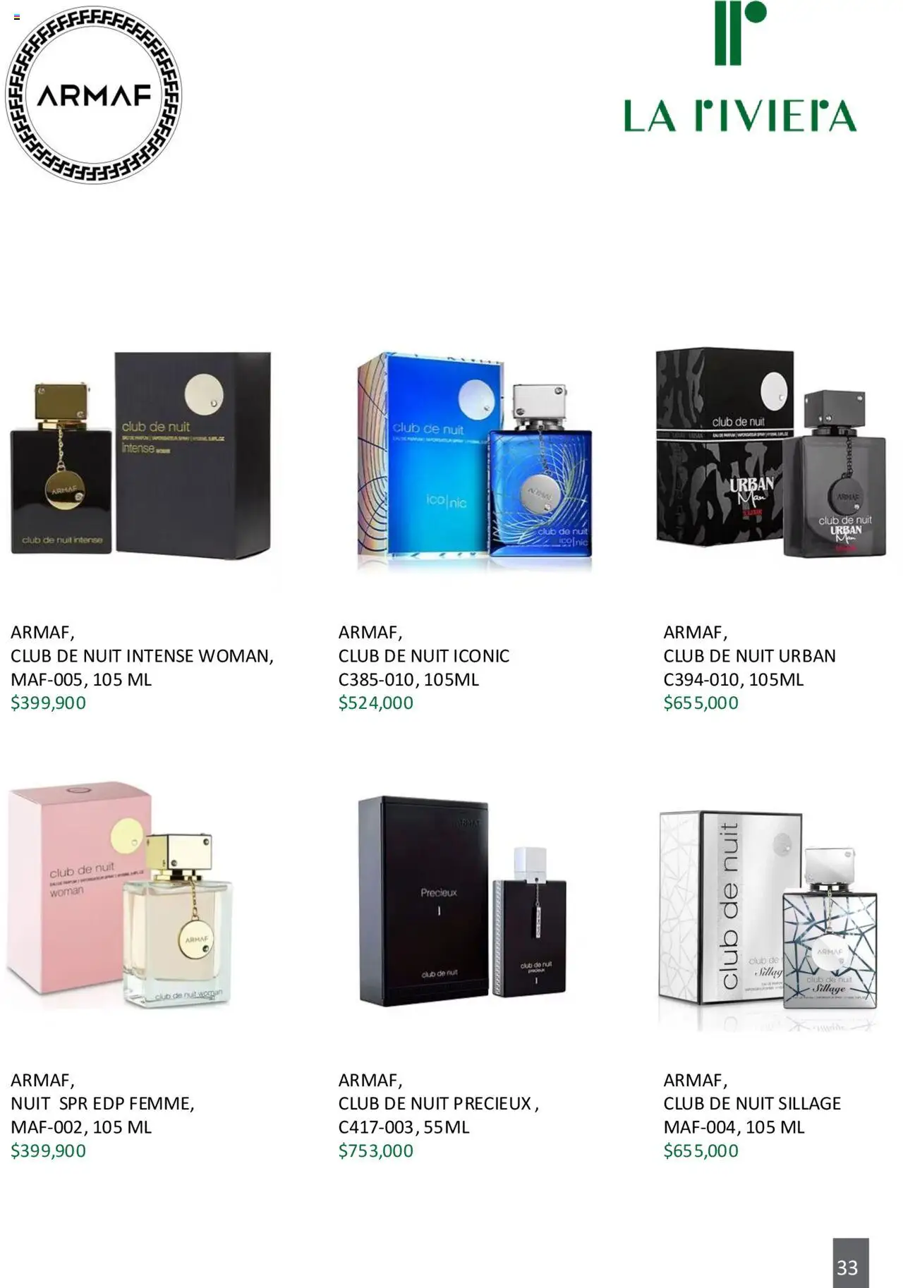 La riviera revista - valida desde el 01.10.2025 | Página: 33