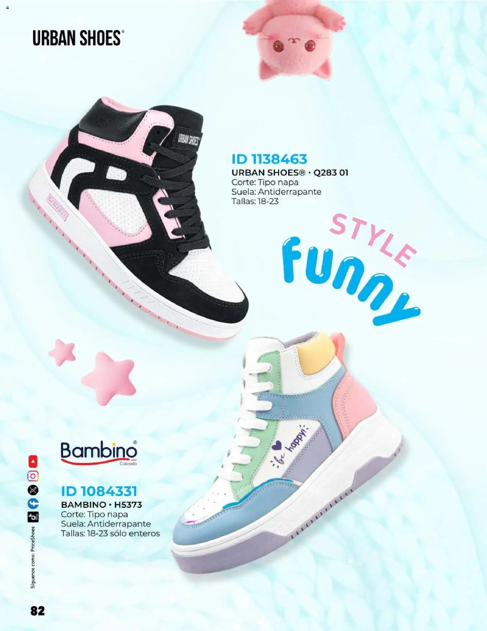 Nuevas ofertas de Price Shoes válidas en toda la República Mexicana desde el 27.10.2025. ¡Encuentra las mejores ofertas en Price Shoes catálogo Kids todo en uno! | Página: 82