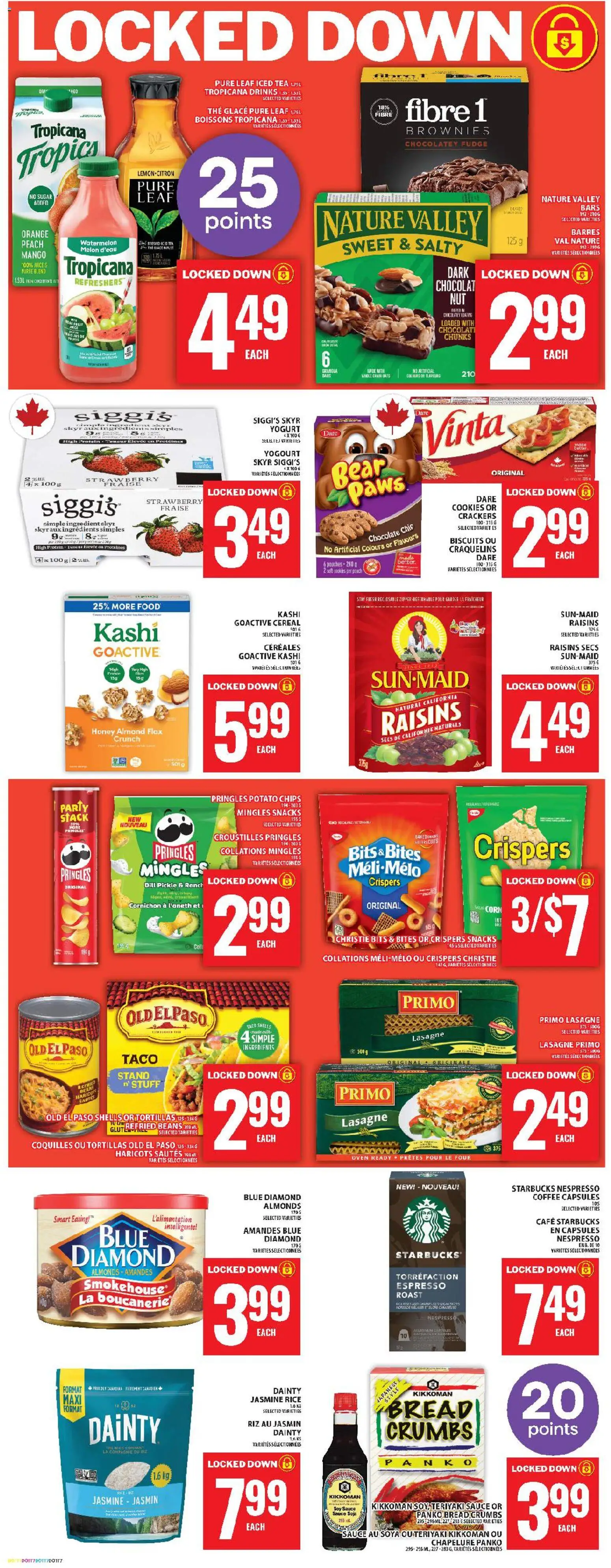 Food Basics flyer valid from 30.10.2025 | Page: 8 | Products: Cookies, Bread, Coffee, Chocolate