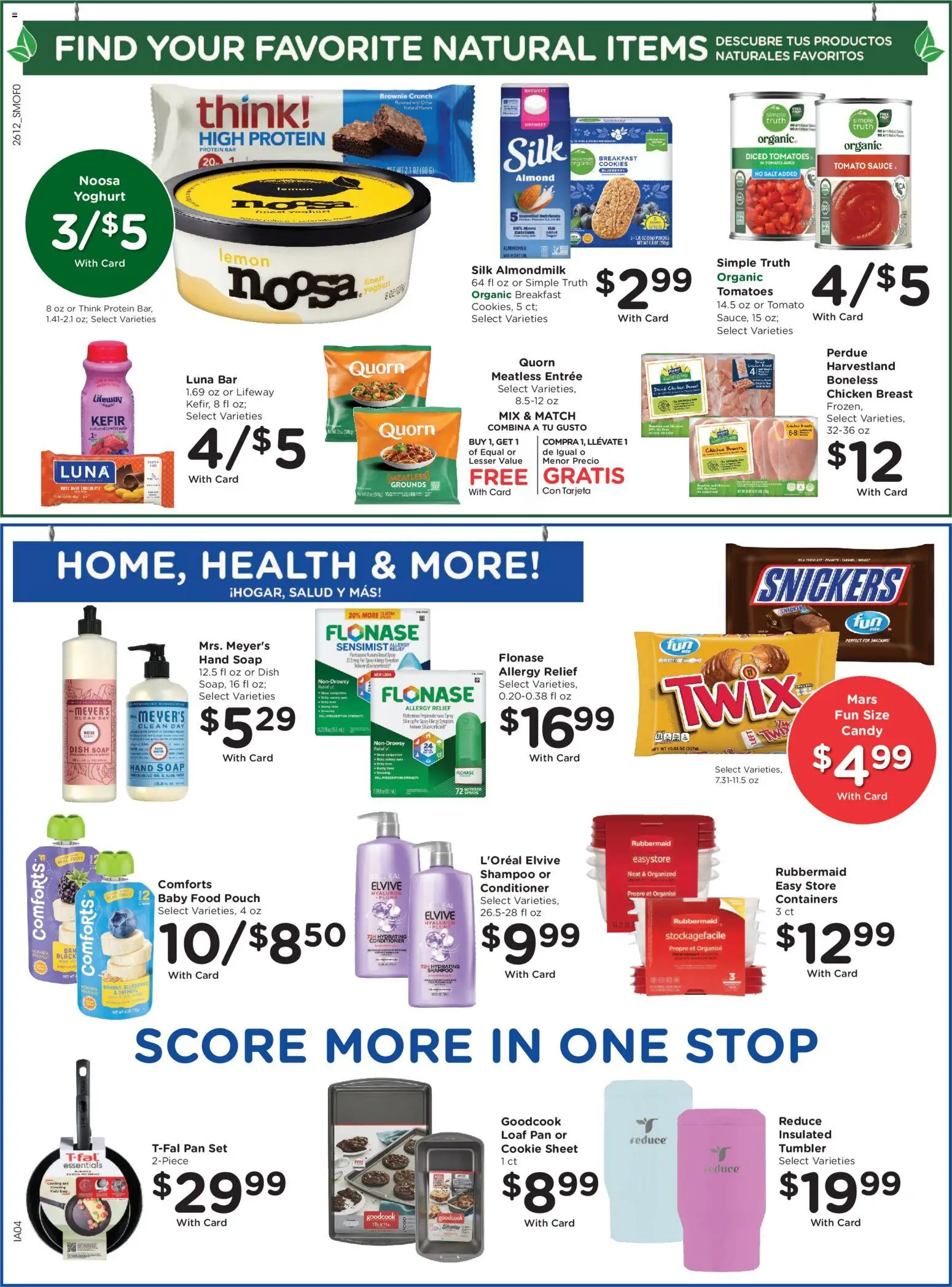 Smith's Weekly Ad - valid from 22.04.2026 | Page: 9 | Products: Shampoo, Tomatoes, Sauce, Lemon