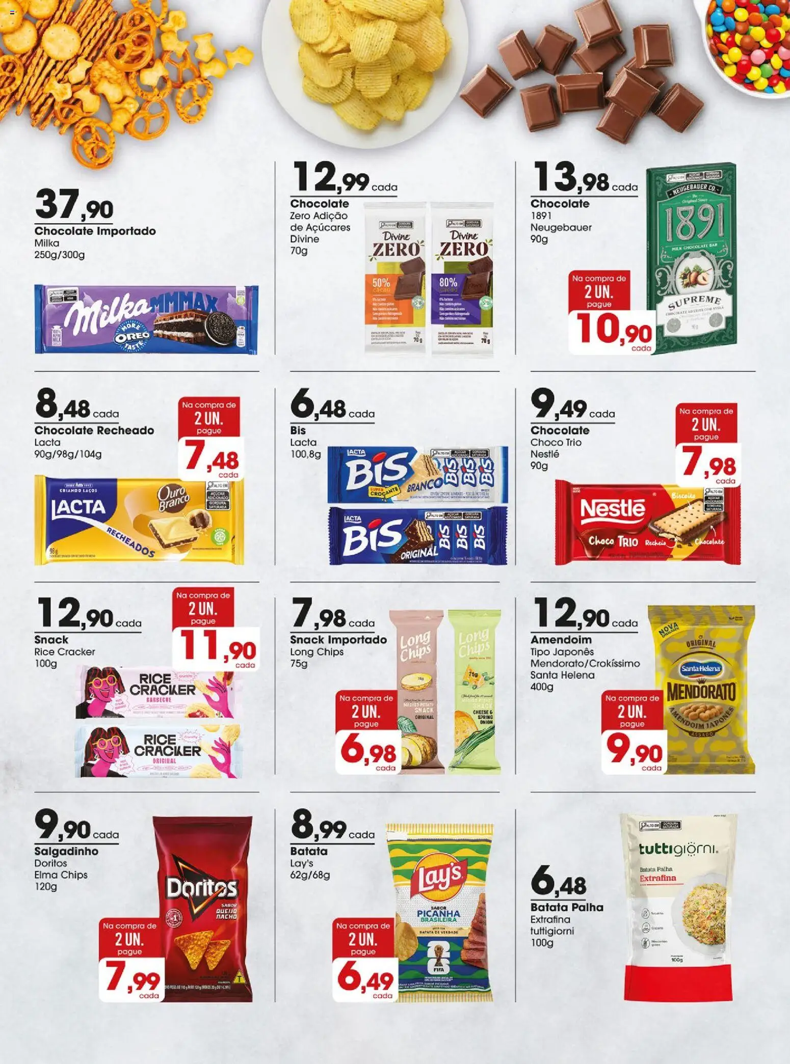 Zaffari Folheto - válido de 28.04.2026 | Página: 10 | Produtos: Elma Chips, Queijo, Batata, Avelã