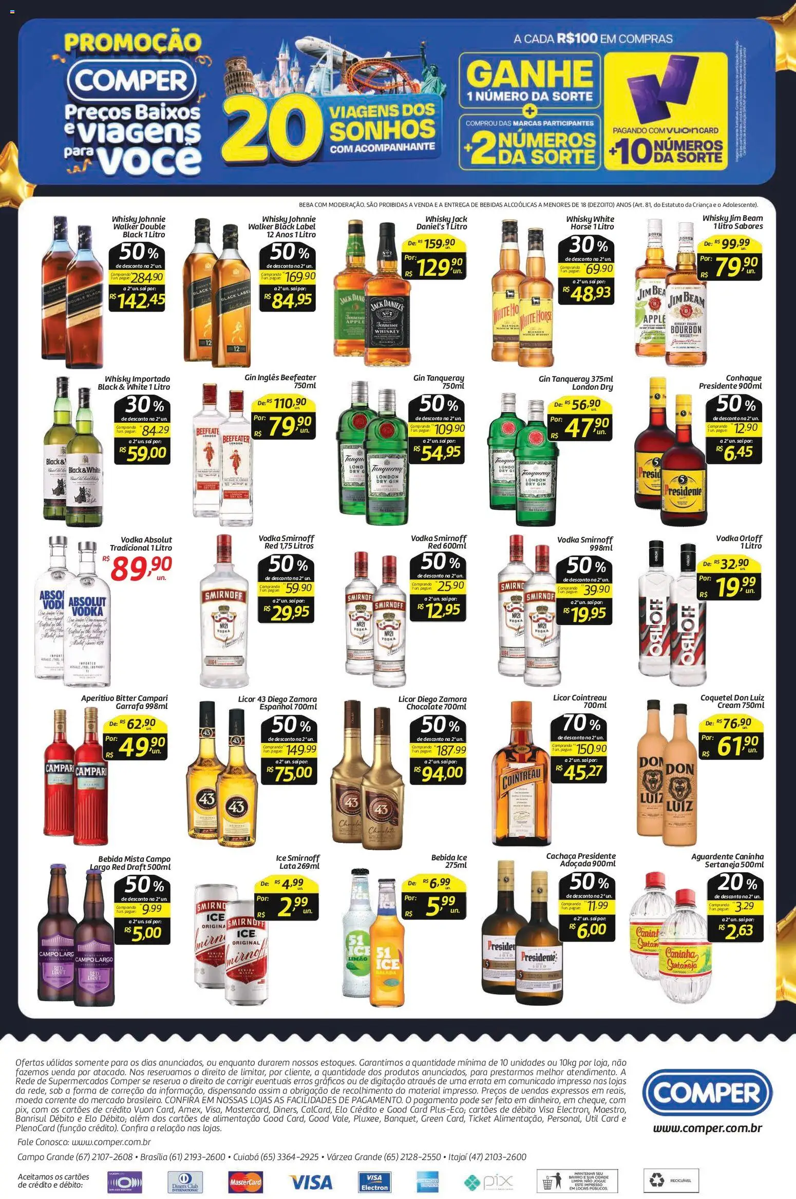 Comper Folheto - válido de 28.11.2025 | Página: 2 | Produtos: Whisky, Conhaque, Gin, Bebida