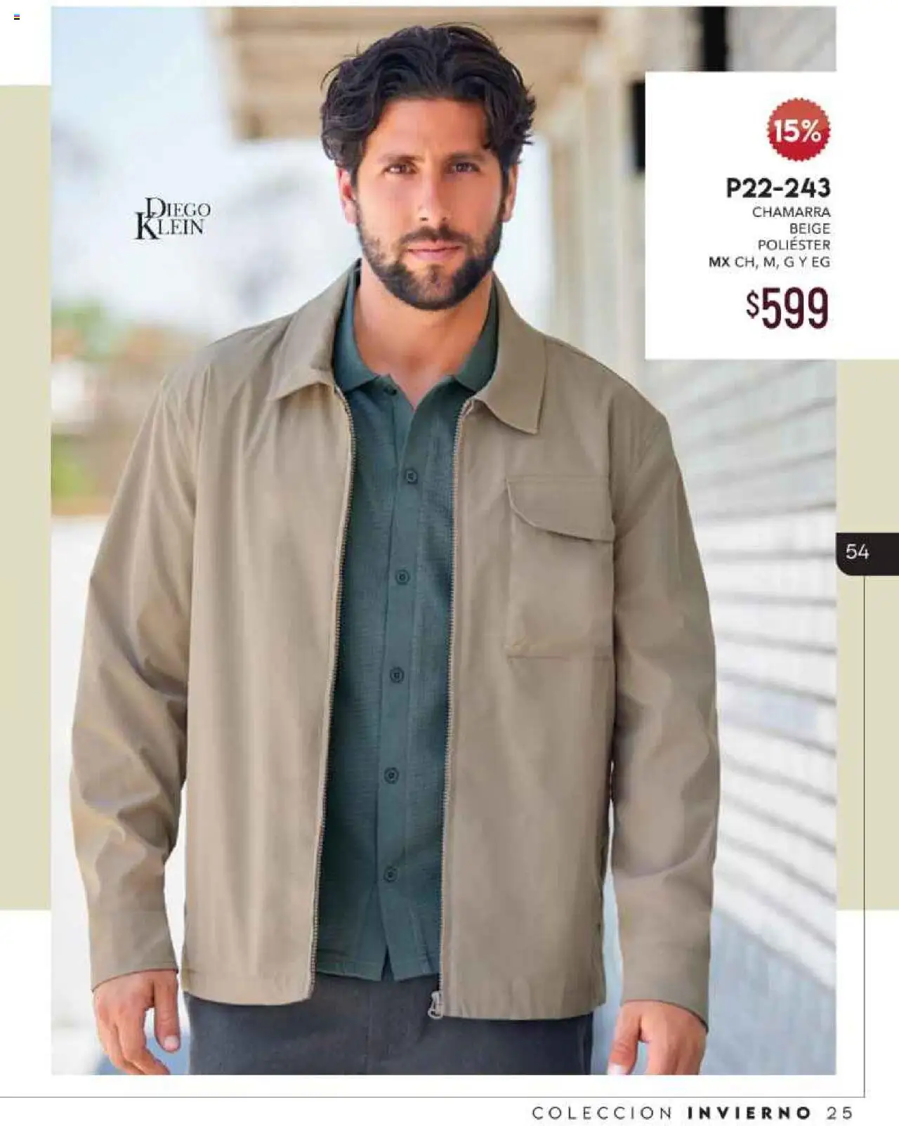 Nuevas ofertas de Cklass válidas en toda la República Mexicana desde el 01.10.2025. ¡Encuentra las mejores ofertas en Cklass - Catálogo Especial Caballero! | Página: 55 | Productos: Chamarra
