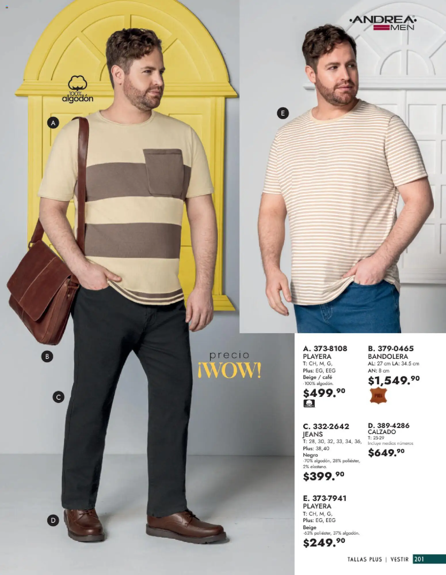 Nuevas ofertas de Andrea válidas en toda la República Mexicana desde el 25.01.2026. ¡Encuentra las mejores ofertas en Andrea catálogo Vestir Caballero ! | Página: 43