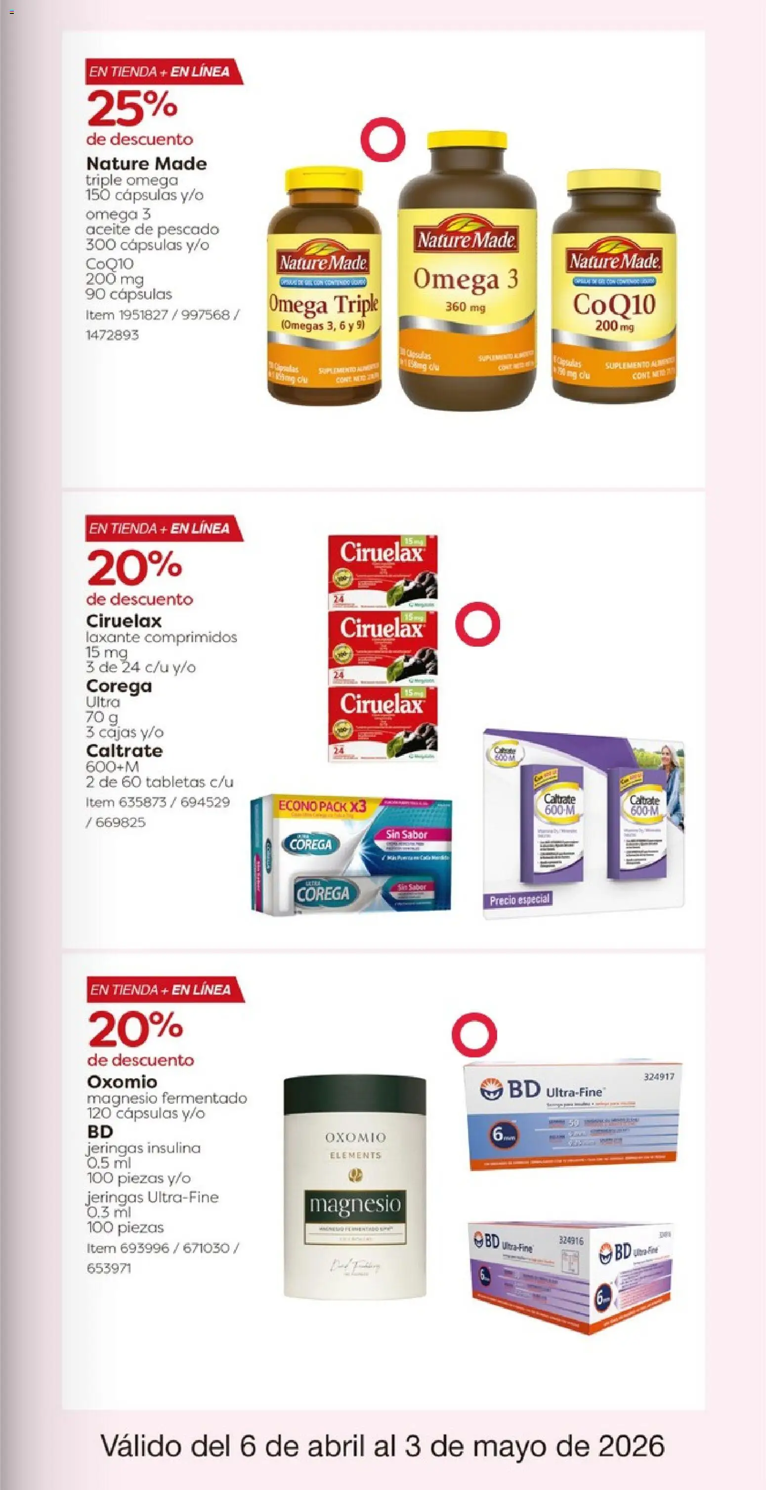 Nuevas ofertas de Costco válidas en toda la República Mexicana desde el 06.04.2026. ¡Encuentra las mejores ofertas en Costco catálogo! | Página: 35 | Productos: Aceite
