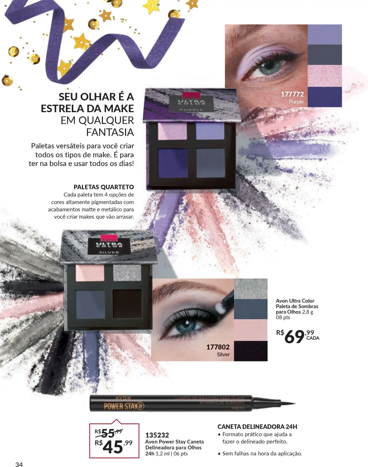 Avon Folheto - válido de 15.01.2026 | Página: 34 | Produtos: Caneta, Fantasia, Bolsa