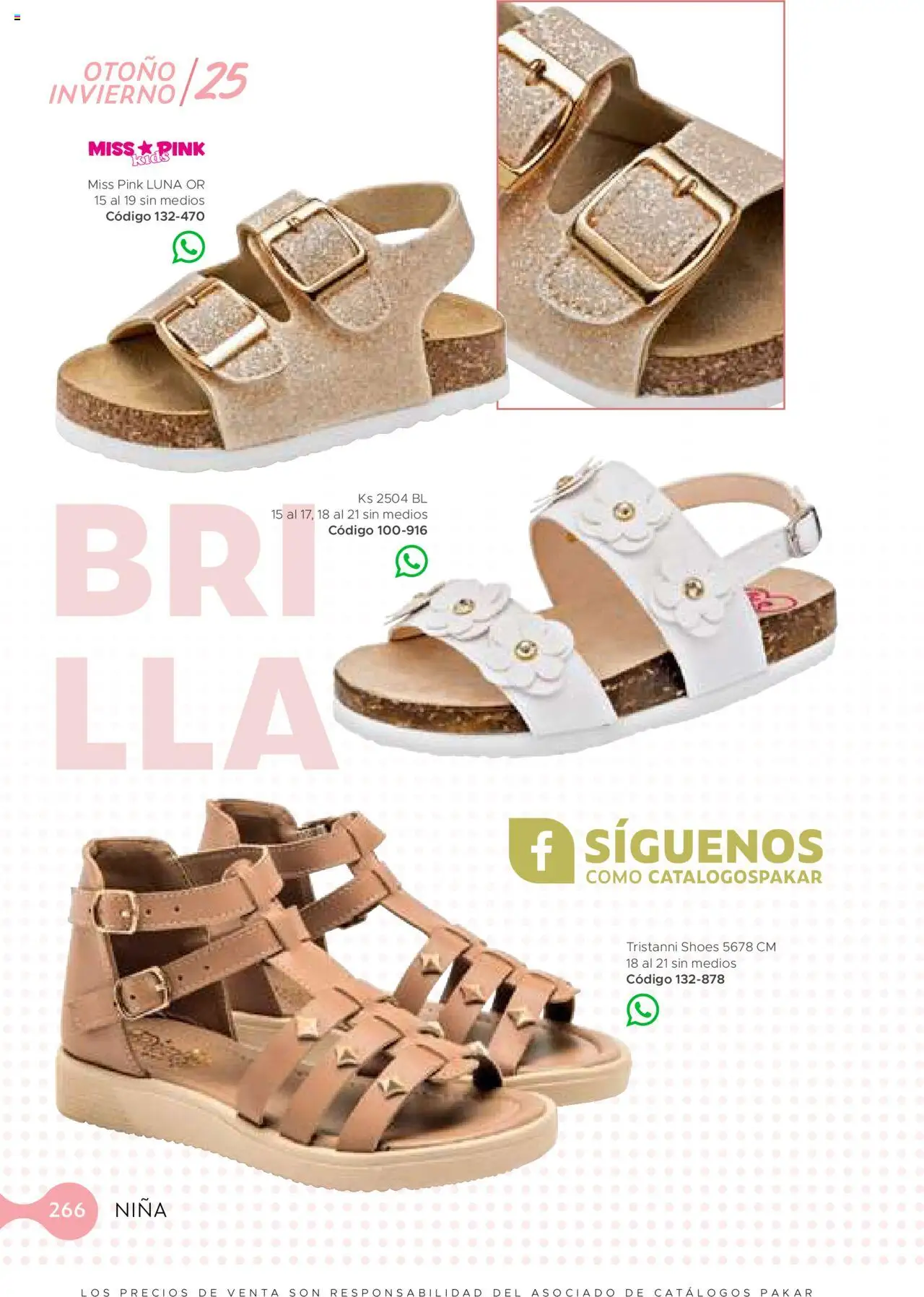Nuevas ofertas de SC Pakar válidas en toda la República Mexicana desde el 24.07.2025. ¡Encuentra las mejores ofertas en SC Pakar - Catálogo Nina otoño / invierno! | Página: 266