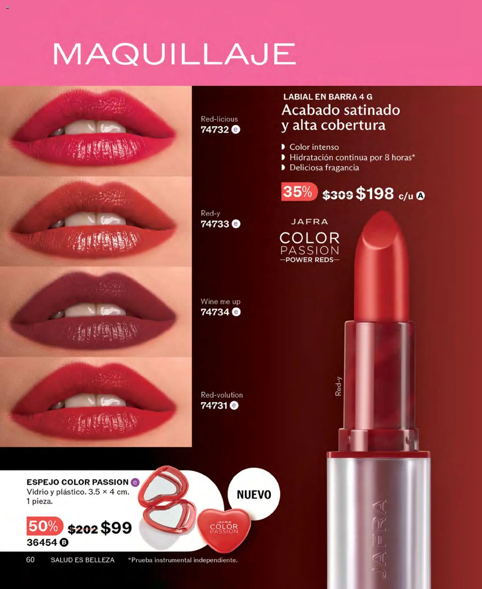 Nuevas ofertas de JAFRA válidas en toda la República Mexicana desde el 01.04.2026. ¡Encuentra las mejores ofertas en JAFRA catálogo! | Página: 60