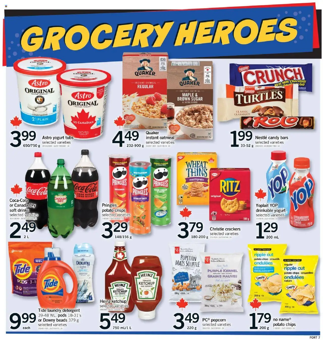 Fortinos flyer valid from 11.09.2025 | Page: 16 | Products: Chips, Cream, Detergent, Yogurt