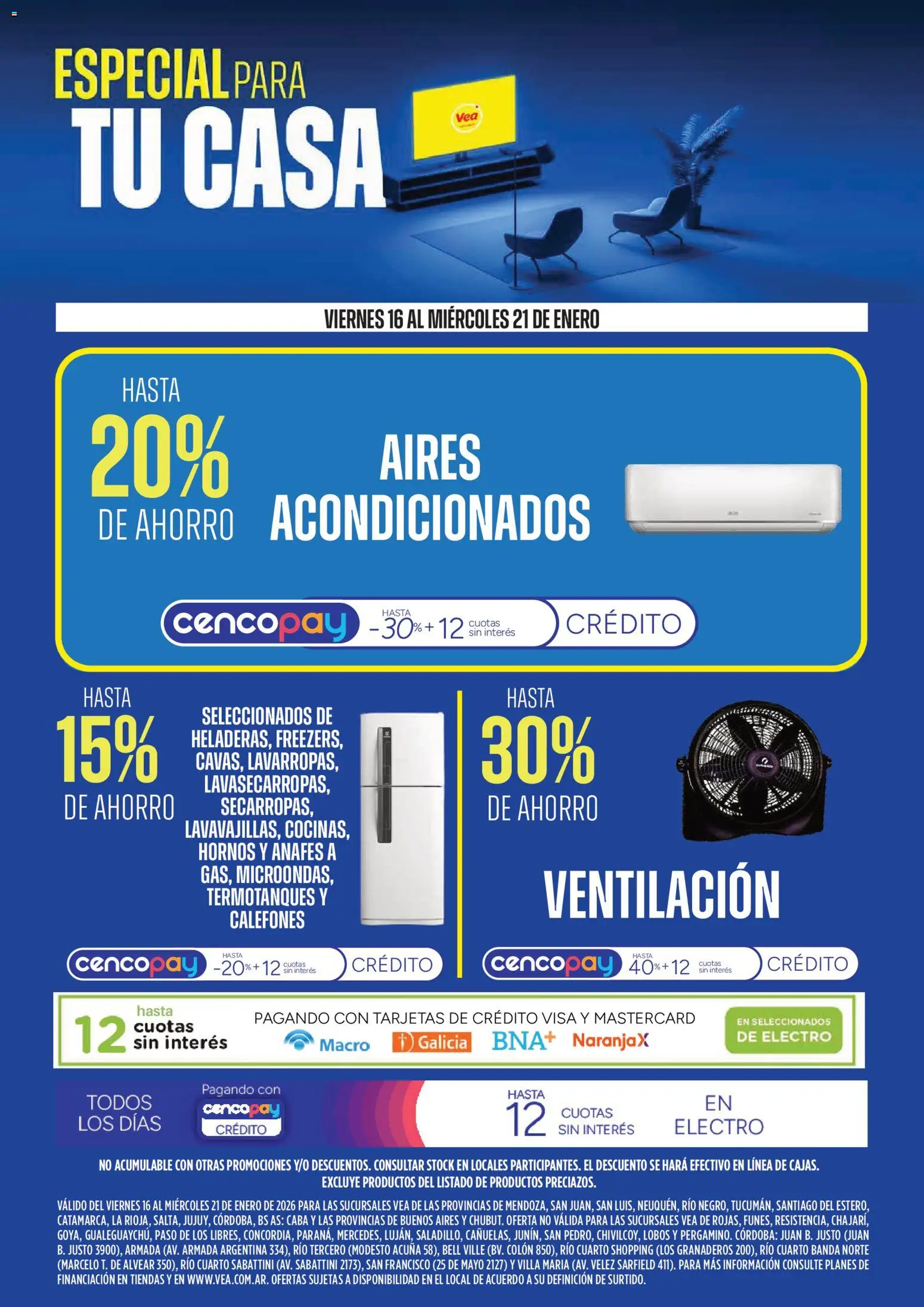 Vea - Ofertas especial para tu casa │ válido desde el 16.01.2026 | Página: 1