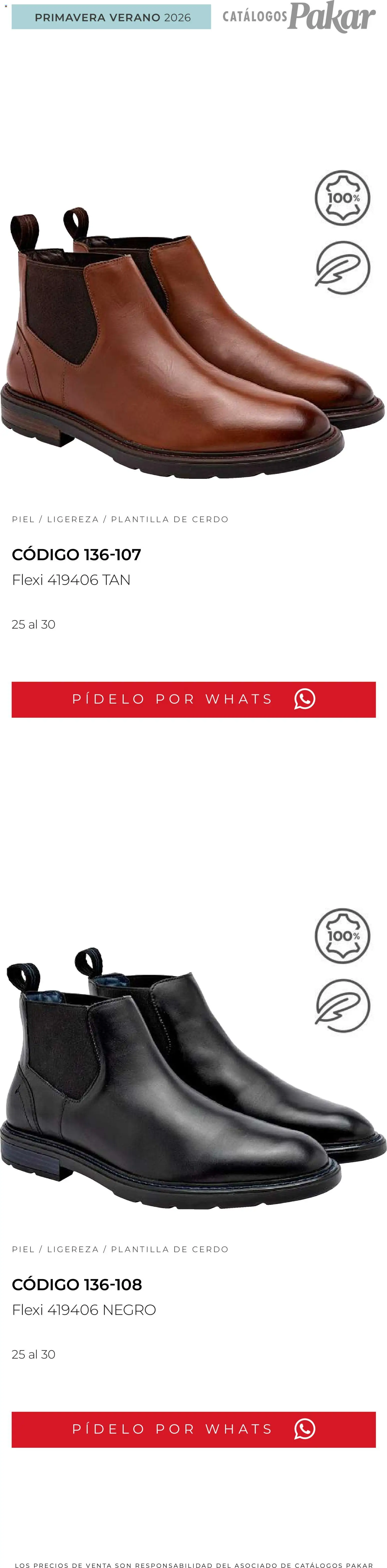 Nuevas ofertas de SC Pakar válidas en toda la República Mexicana desde el 04.03.2026. ¡Encuentra las mejores ofertas en SC Pakar catálogo Flexi PV26! | Página: 242 | Productos: Cerdo