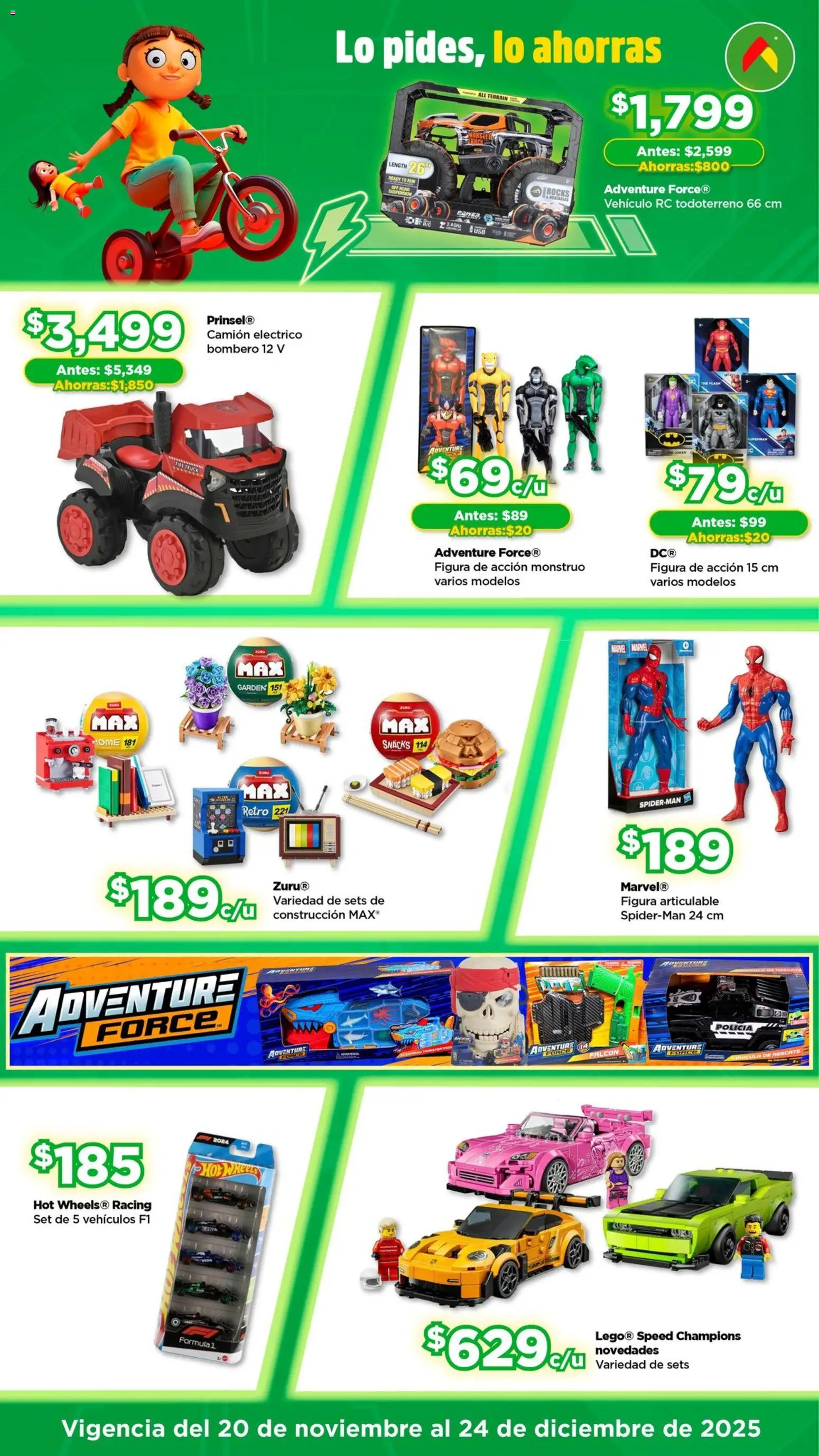 Nuevas ofertas de Bodega Aurrerá válidas en toda la República Mexicana desde el 20.11.2025. ¡Encuentra las mejores ofertas en Bodega Aurrerá folleto Juguetirama! | Página: 6