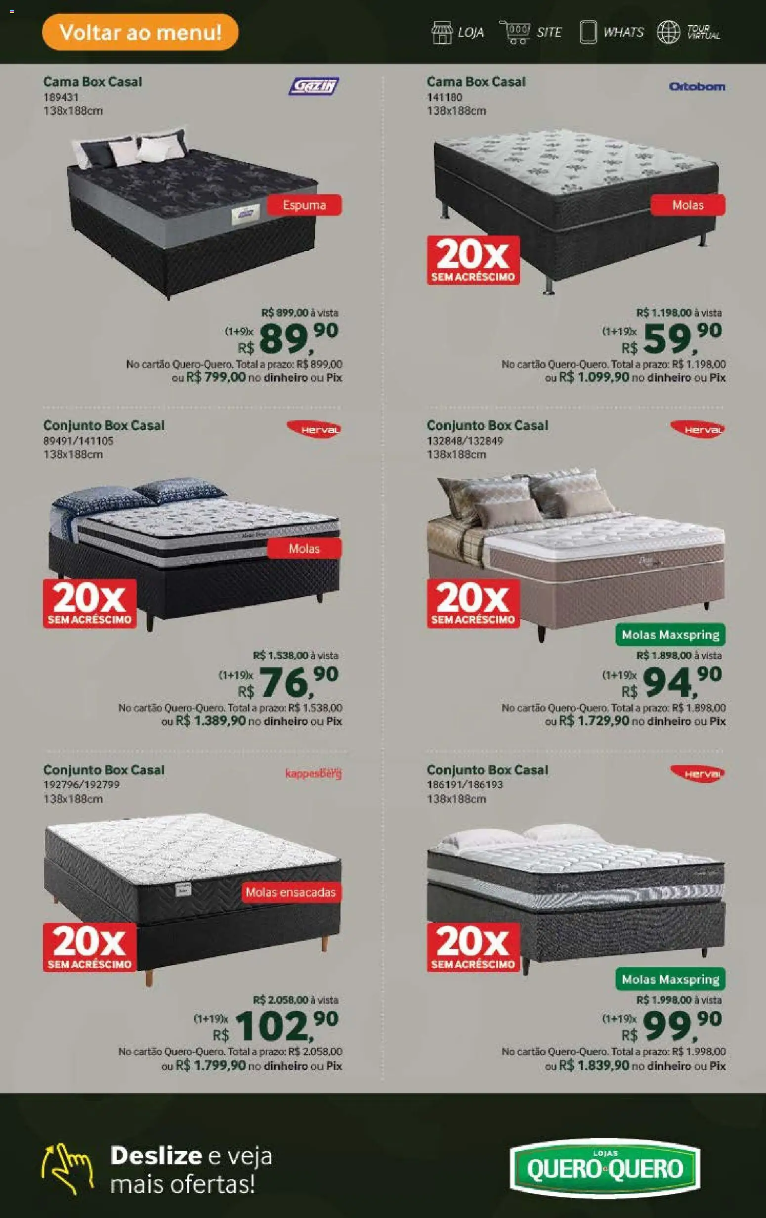 Lojas Quero-Quero Folheto - válido de 04.11.2025 | Página: 26 | Produtos: Cama