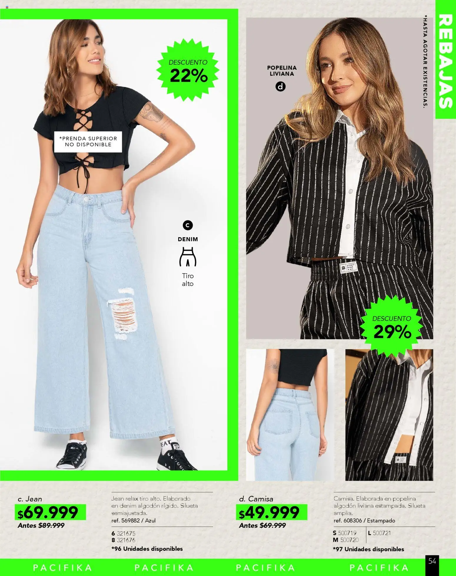 Pacifika revista - valida desde el 01.11.2025 | Página: 263 | Productos: Algodón, Jean, Camisa