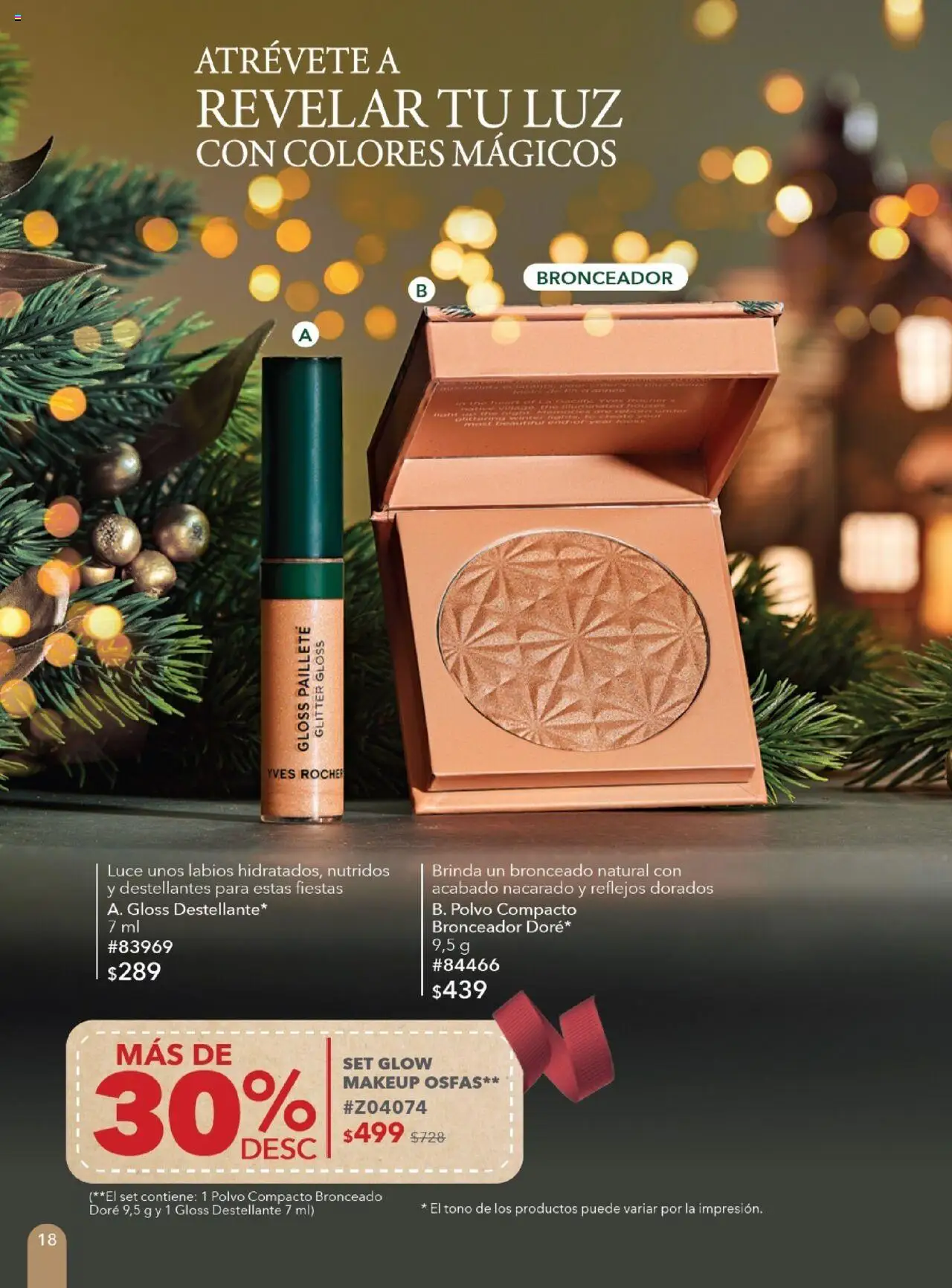 Nuevas ofertas de Yves Rocher válidas en toda la República Mexicana desde el 28.10.2025. ¡Encuentra las mejores ofertas en Yves Rocher - Campaña 15 2025! | Página: 18 | Productos: Glitter, Polvo compacto, Polvo, Bronceador