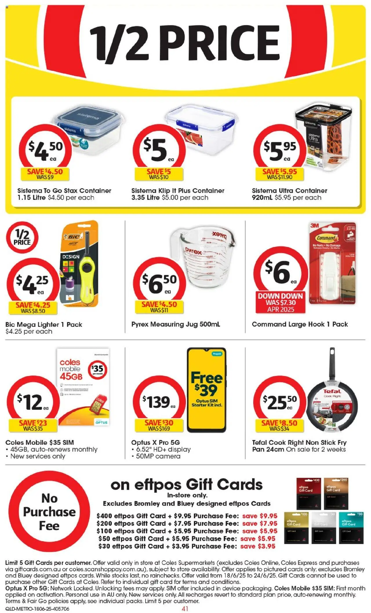 Coles catalogue - valid from 18.06.2025 | Page: 41 | Products: Device, Camera, Mobile