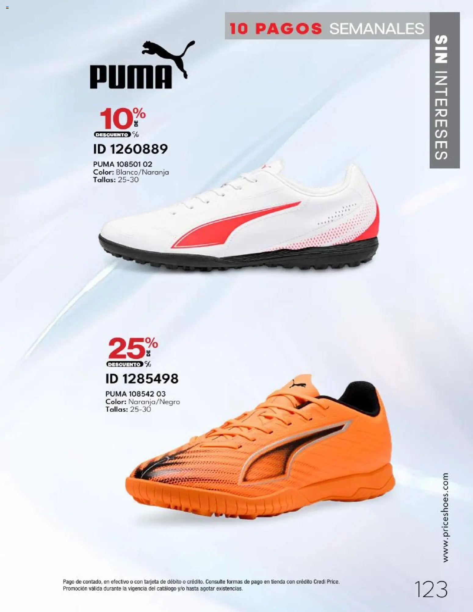 Nuevas ofertas de Price Shoes válidas en toda la República Mexicana desde el 20.03.2026. ¡Encuentra las mejores ofertas en Price Shoes catálogo 10 Pagos Sin Intereses! | Página: 123