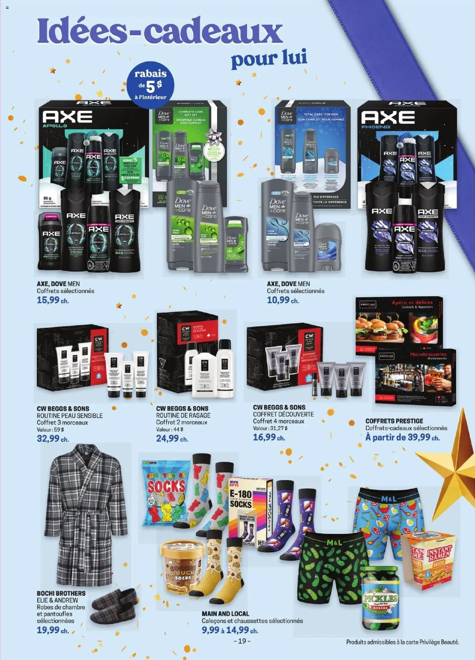 Uniprix flyer valid from 13.11.2025 | Page: 19 | Products: Boxers, Video, Socks