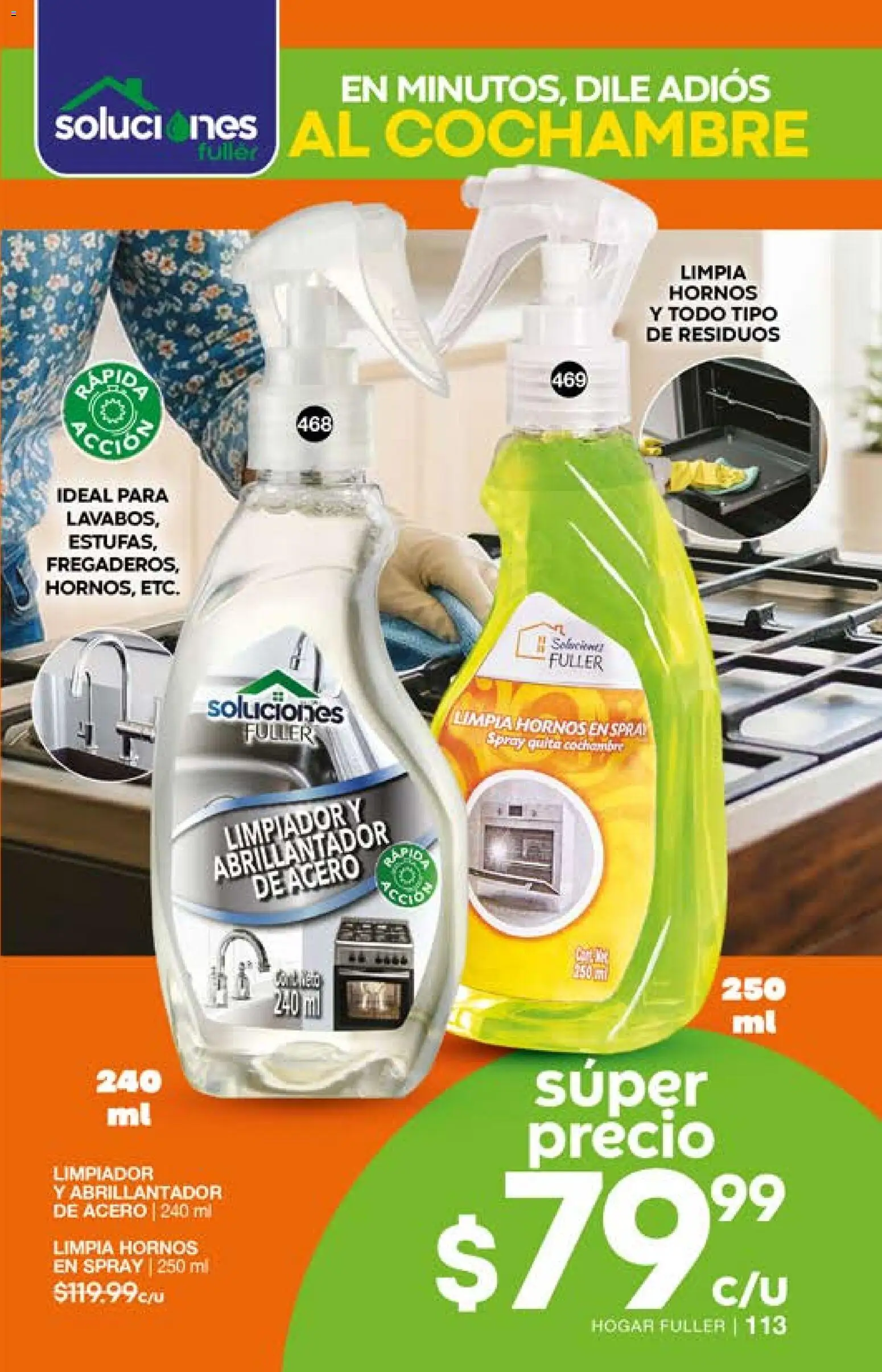 Nuevas ofertas de Fuller válidas en toda la República Mexicana desde el 29.04.2026. ¡Encuentra las mejores ofertas en Fuller campaña 2 2026! | Página: 113 | Productos: Limpiador