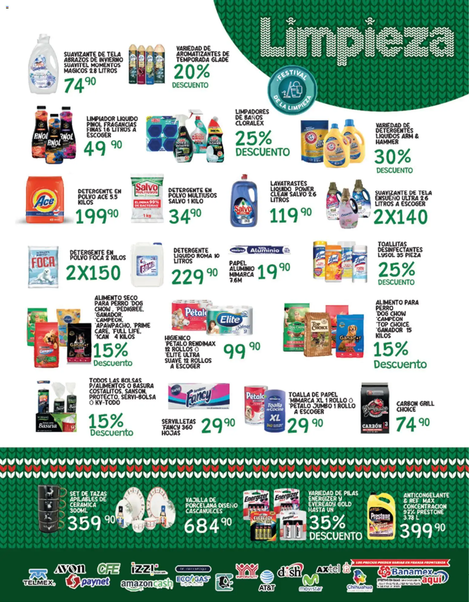 Nuevas ofertas de Alsuper válidas en toda la República Mexicana desde el 26.12.2025. ¡Encuentra las mejores ofertas en Alsuper folleto! | Página: 5 | Productos: Suavizante, Limpiador, Toalla, Pilas