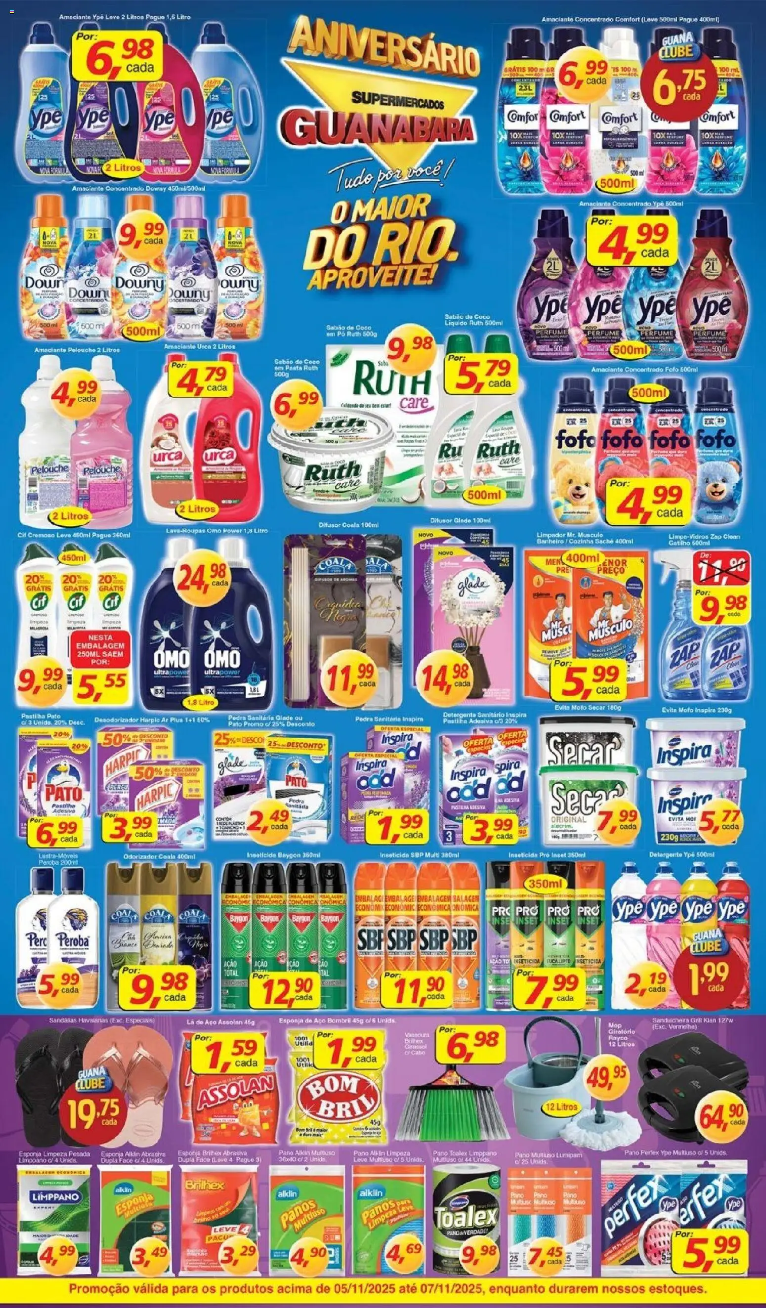 Supermercados Guanabara Folheto - válido de 05.11.2025 | Página: 11 | Produtos: Grill, Perfume, Sabão, Inseticida