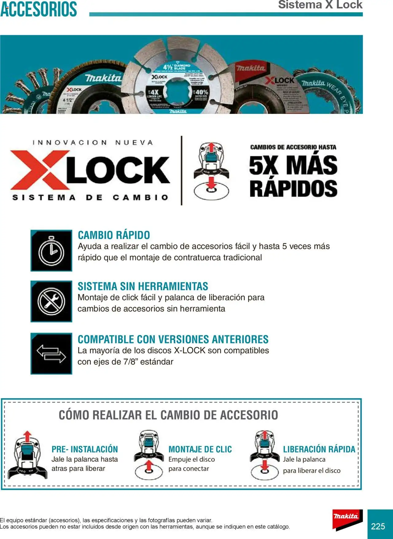 Nuevas ofertas de Makita válidas en toda la República Mexicana desde el 08.07.2024. ¡Encuentra las mejores ofertas en Makita catálogo Accesorios! | Página: 225 | Productos: Disco