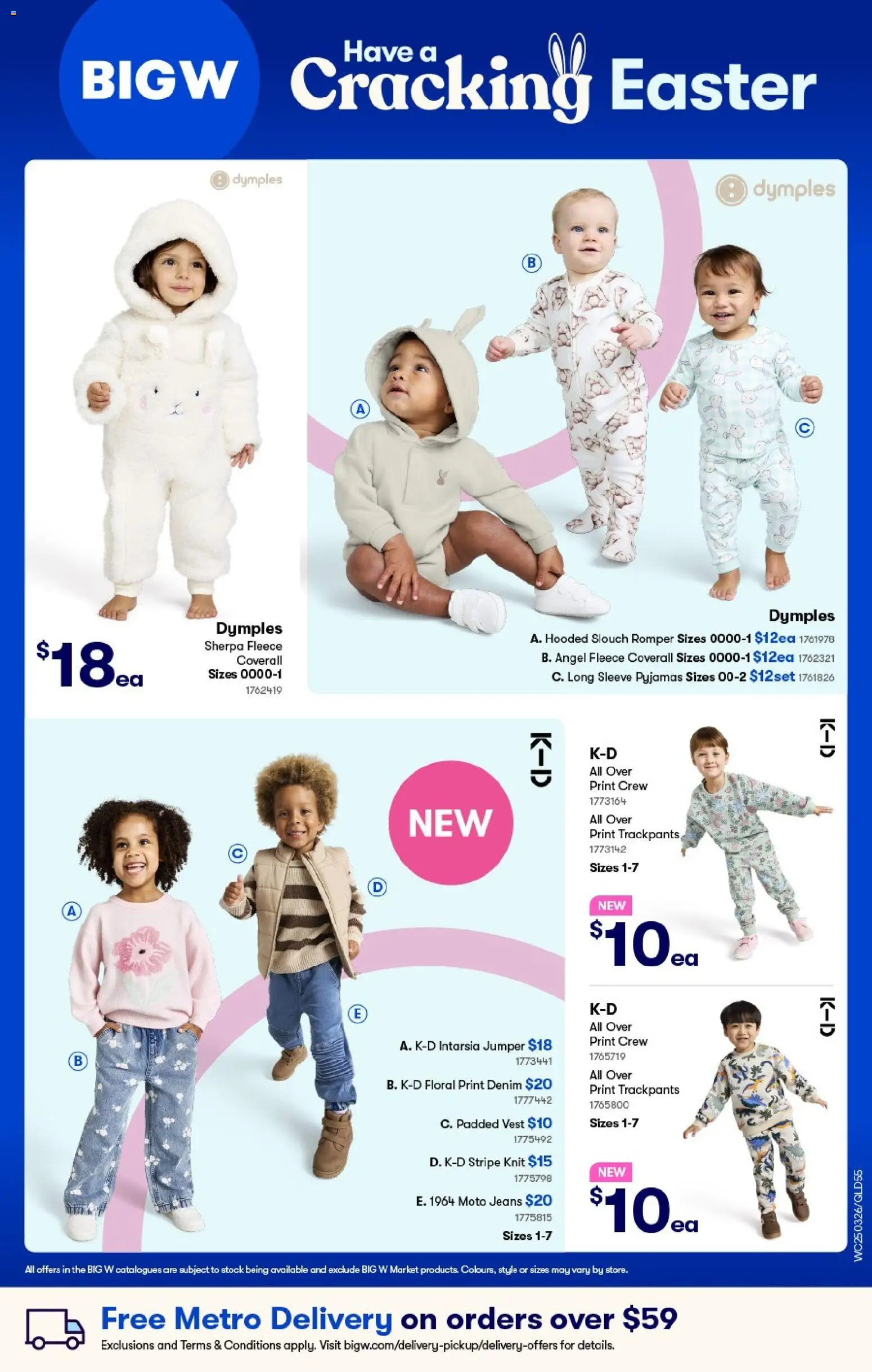 Woolworths catalogue - valid from 25.03.2026 | Page: 55 | Products: Floral, Long sleeve, Vest, Jeans