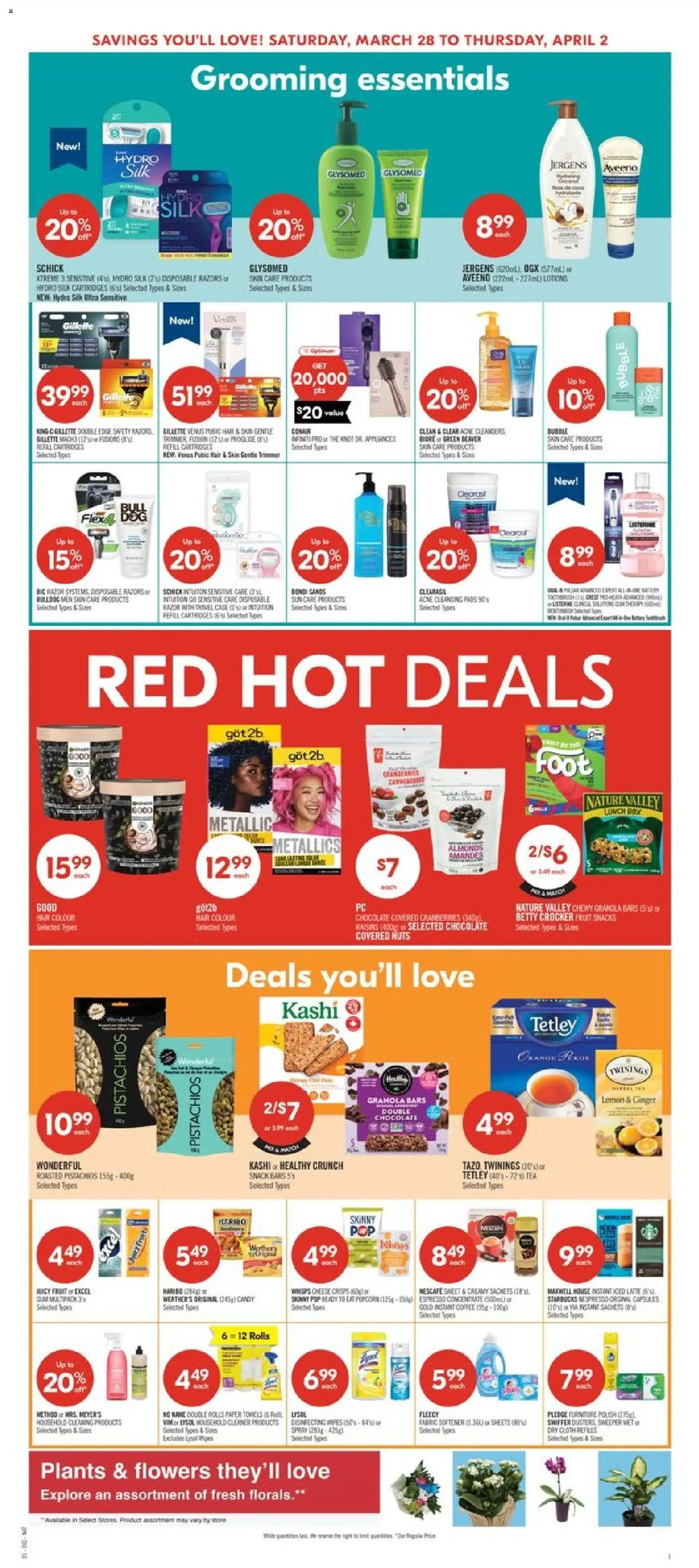 Shoppers flyer valid from 27.03.2026 | Page: 7 | Products: Fabric softener, Box, Cheese, Coffee