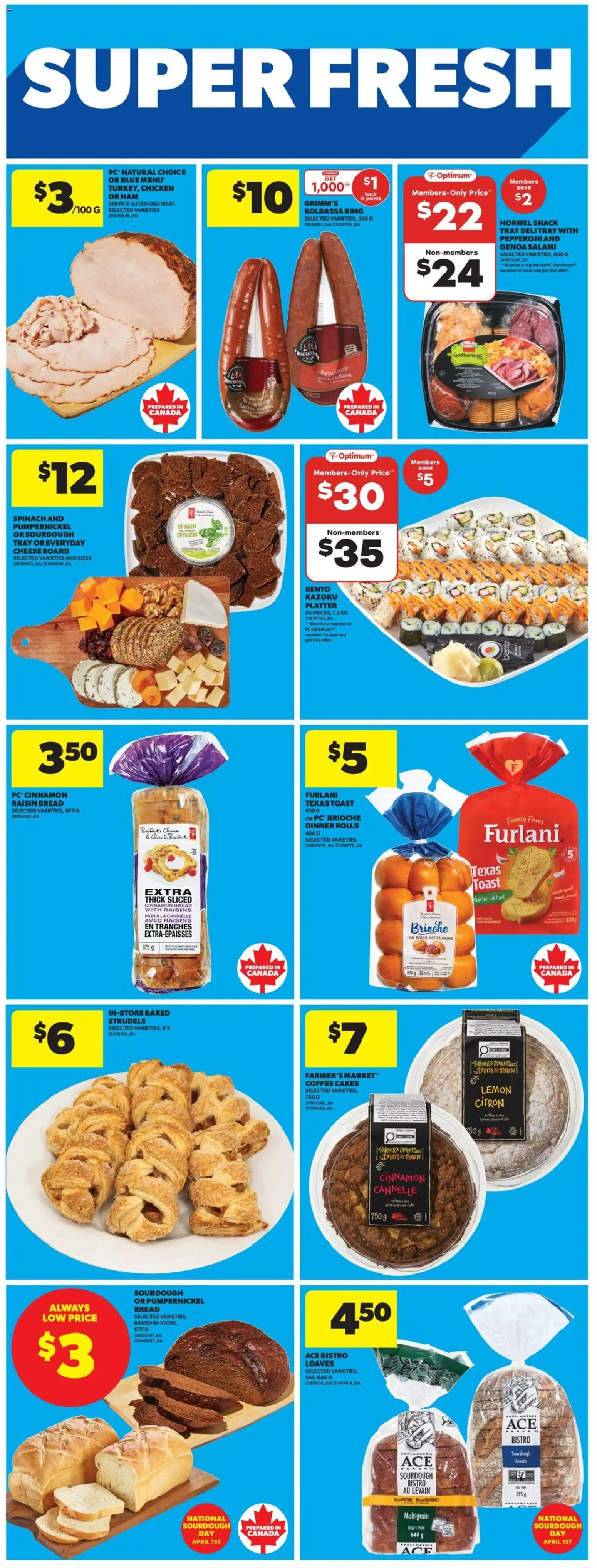 Real Canadian Superstore flyer valid from 26.03.2026 | Page: 23 | Products: PC, Cheese, Coffee, Chicken