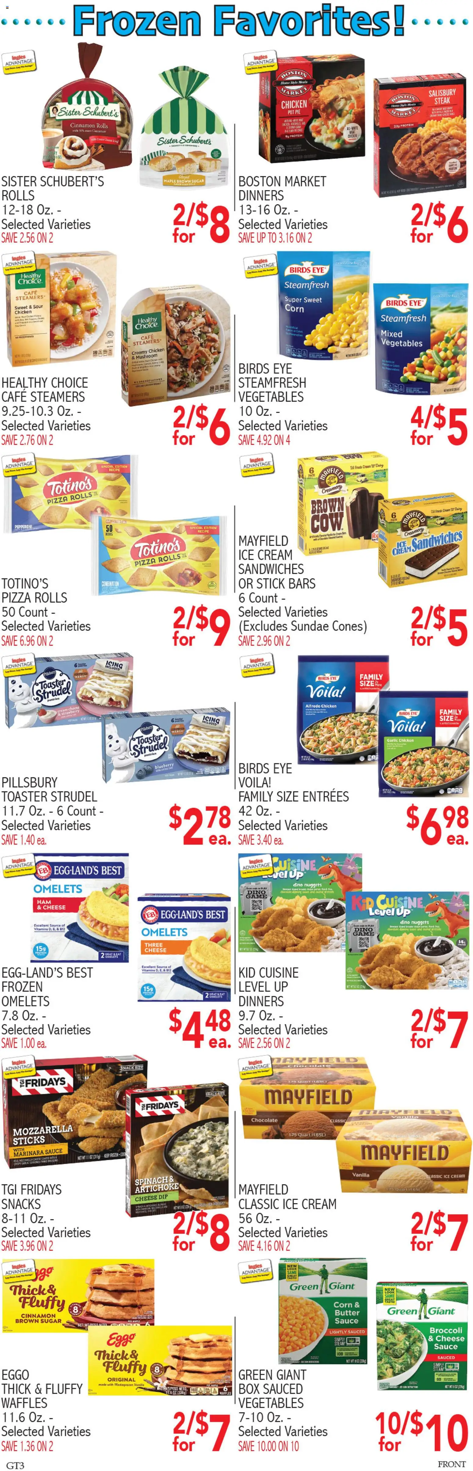 Ingles Weekly Ad - valid from 12.11.2025 | Page: 7 | Products: Spinach, Ice cream, Sauce, Sugar